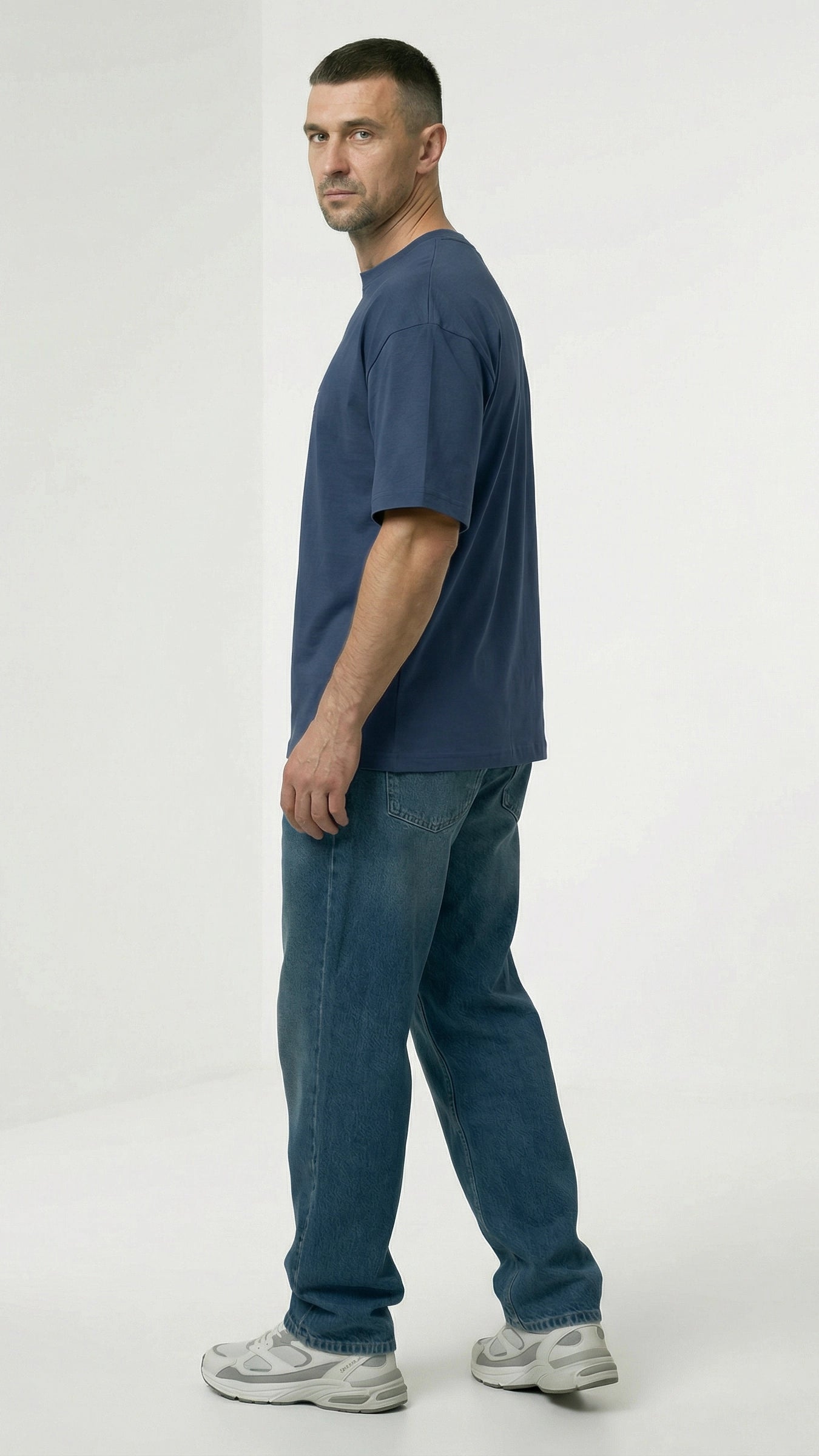 Freedom Blue Dropshoulder T-Shirt