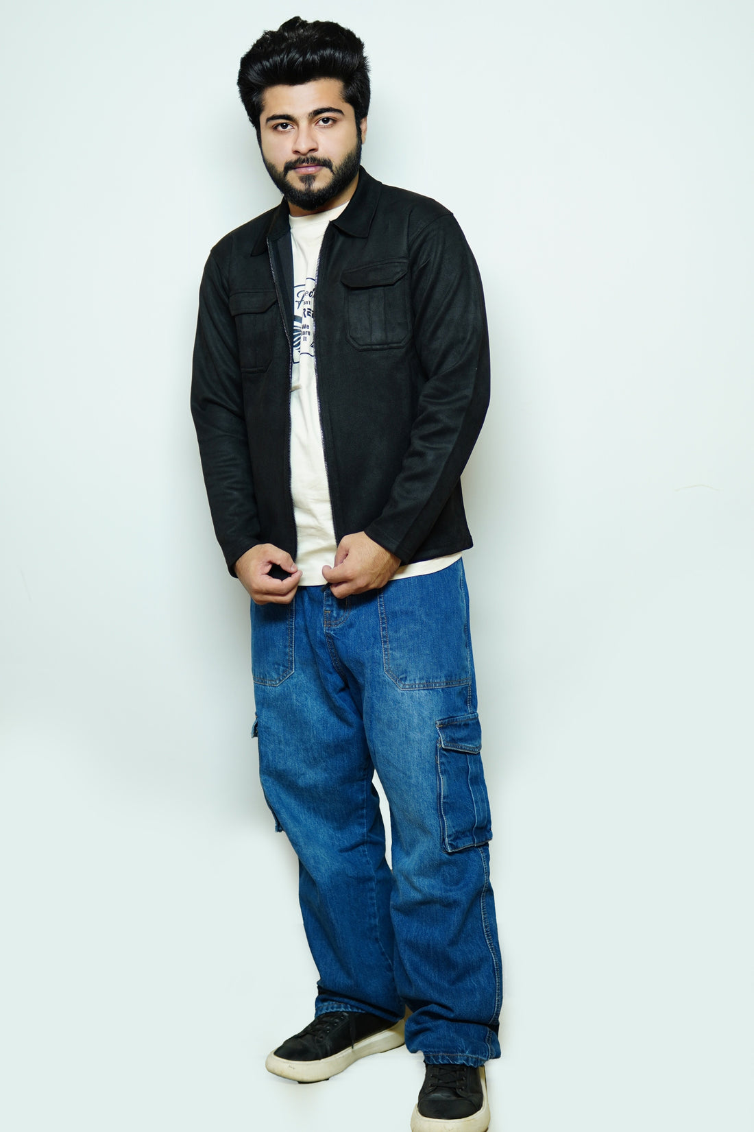 Veluxe Black Suede Jacket