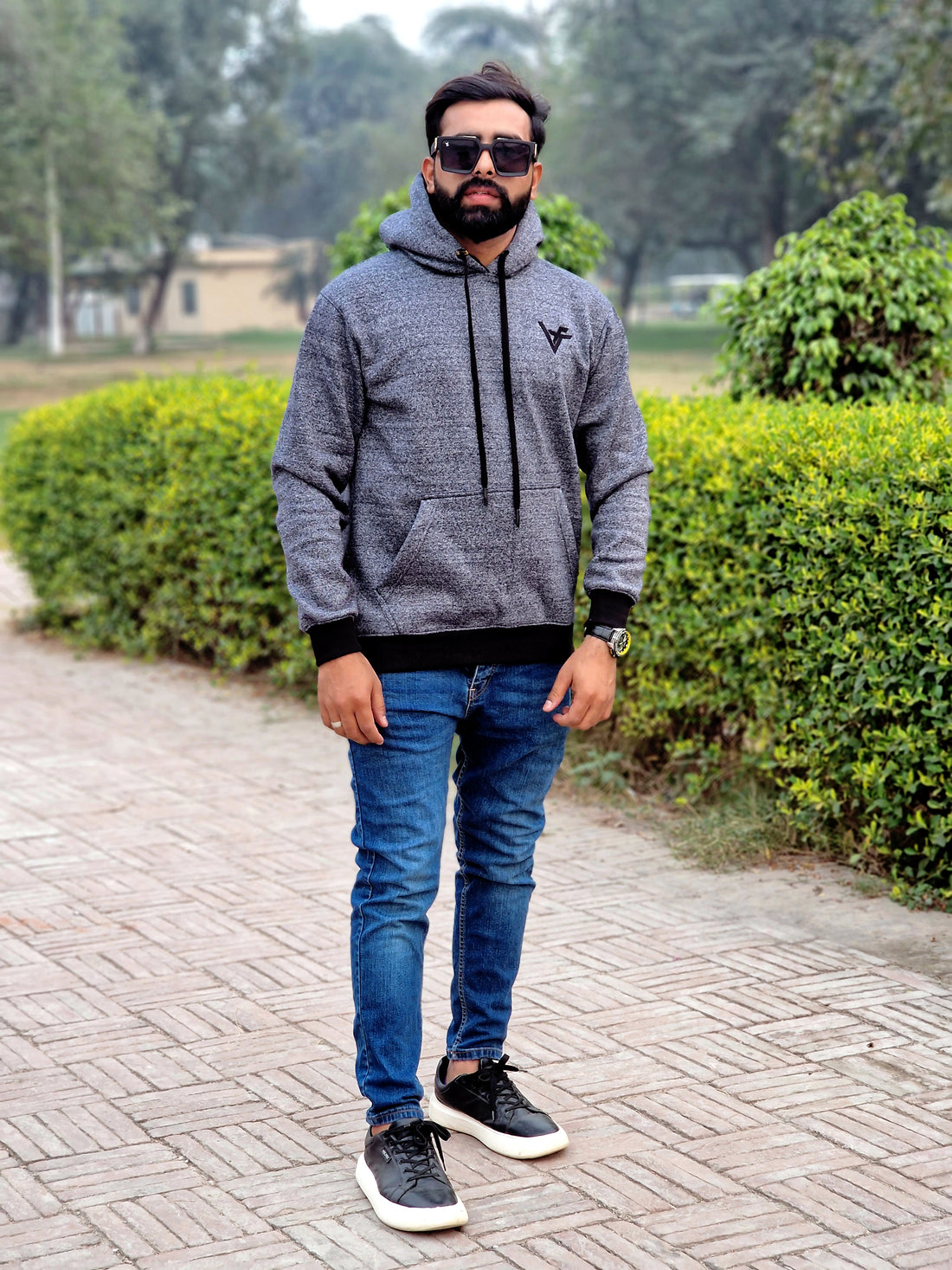 Black & Grey Hoodie