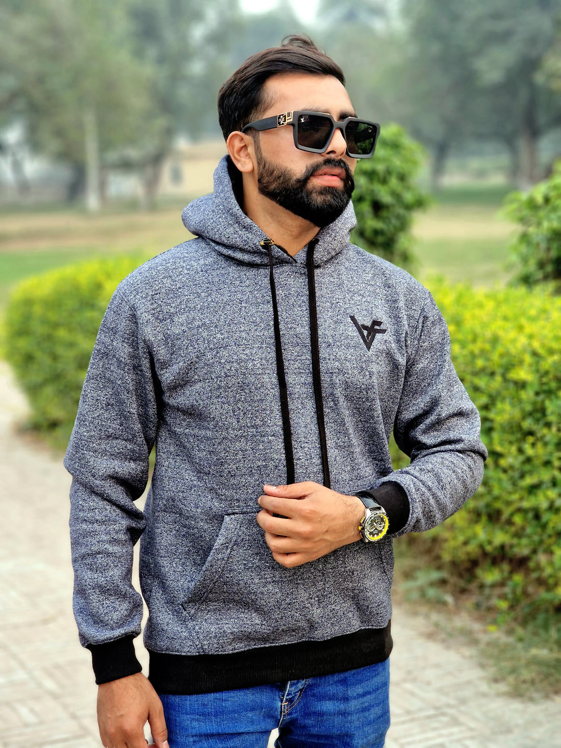 Black & Grey Hoodie
