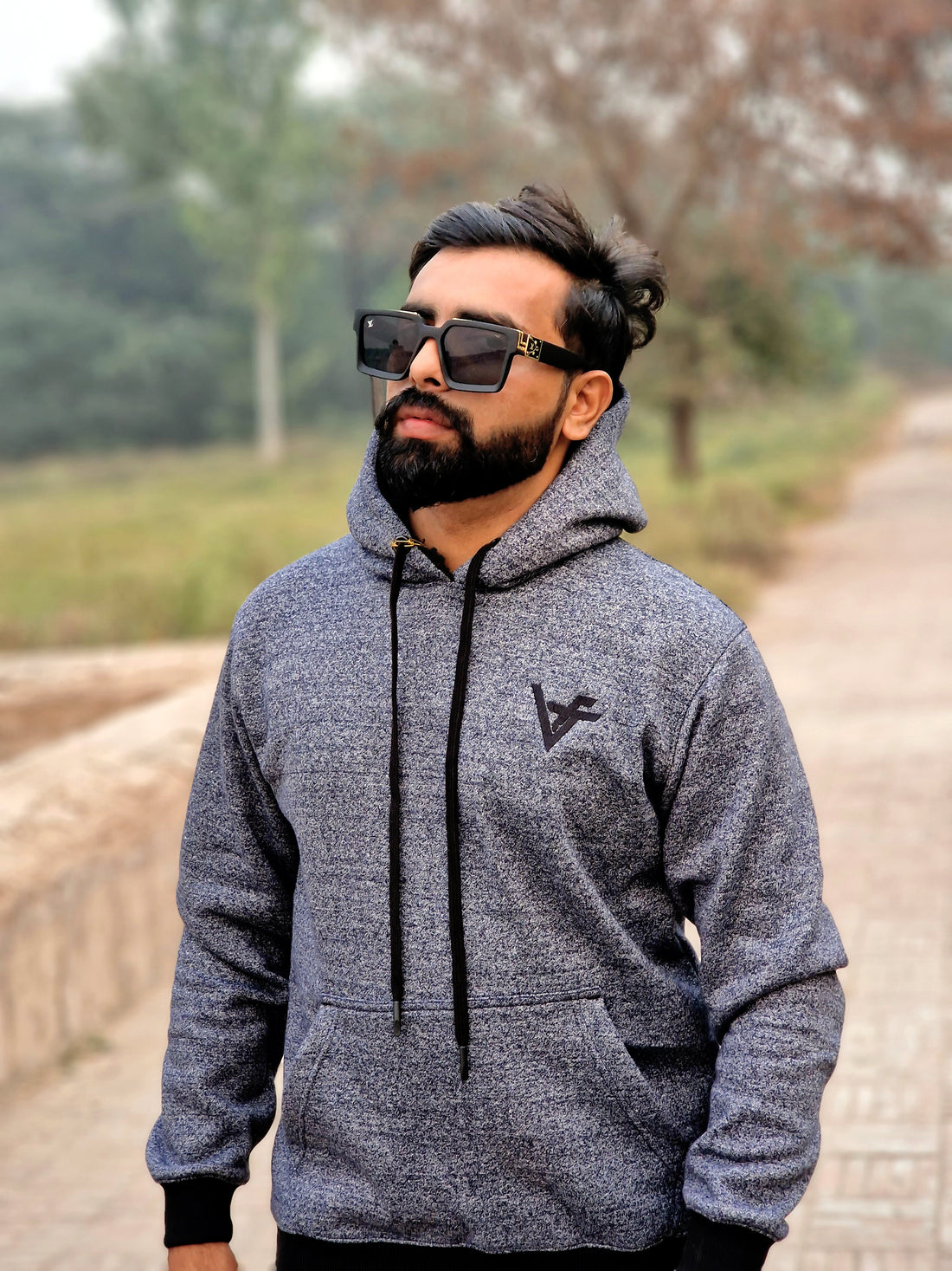 Black & Grey Hoodie