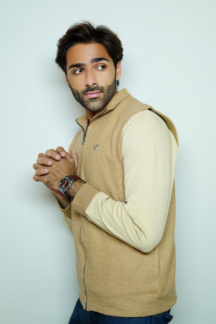 Classic Camel Textured S/L Jacket