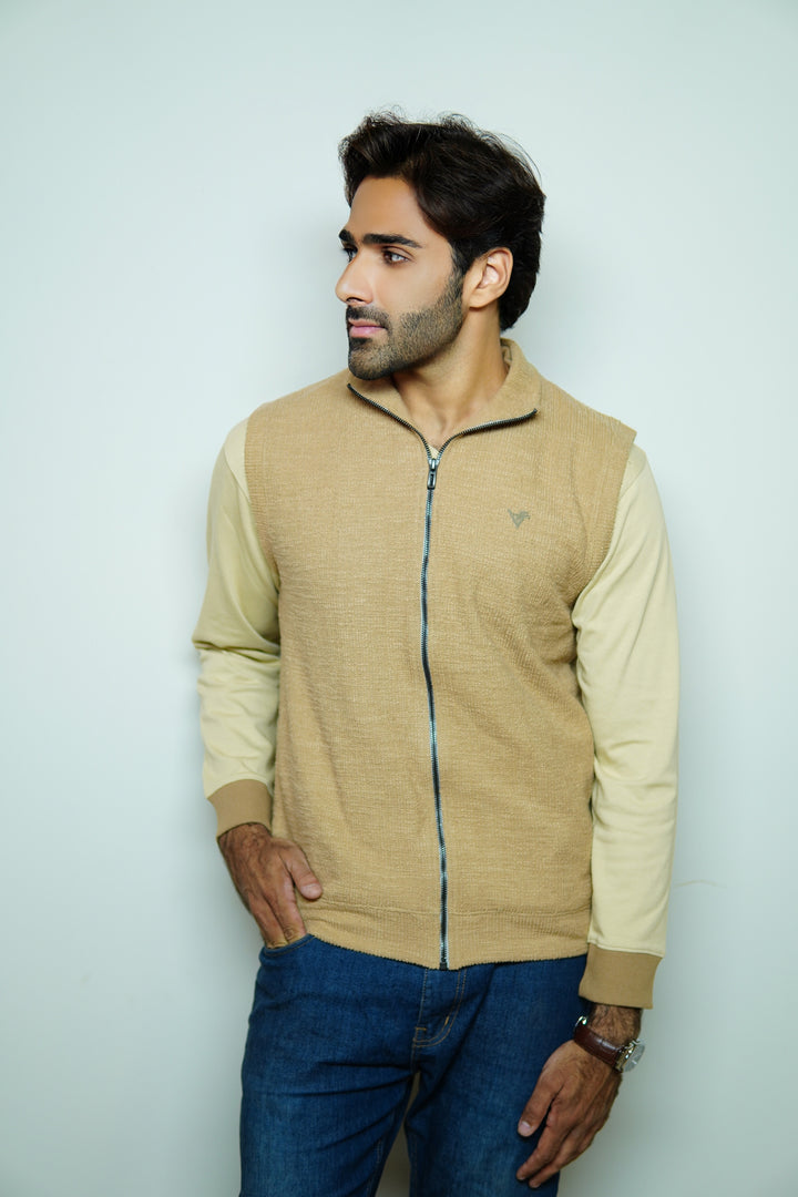 Classic Camel Textured S/L Jacket