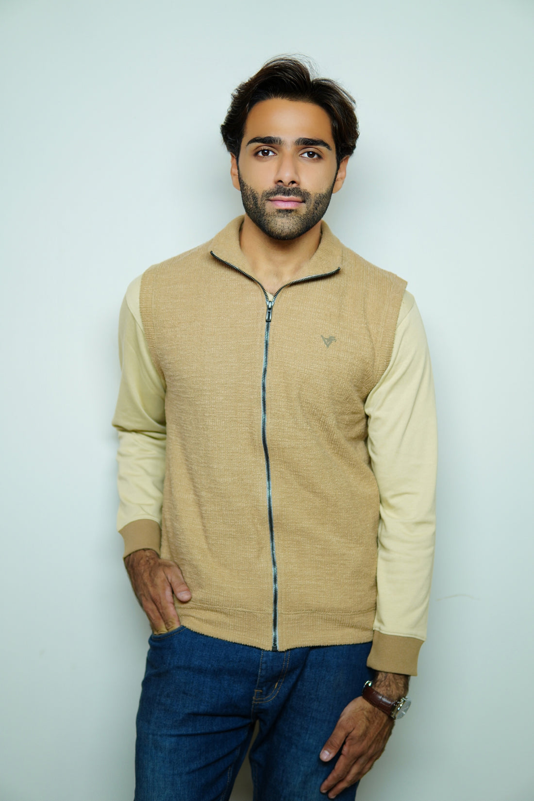 Classic Camel Textured S/L Jacket