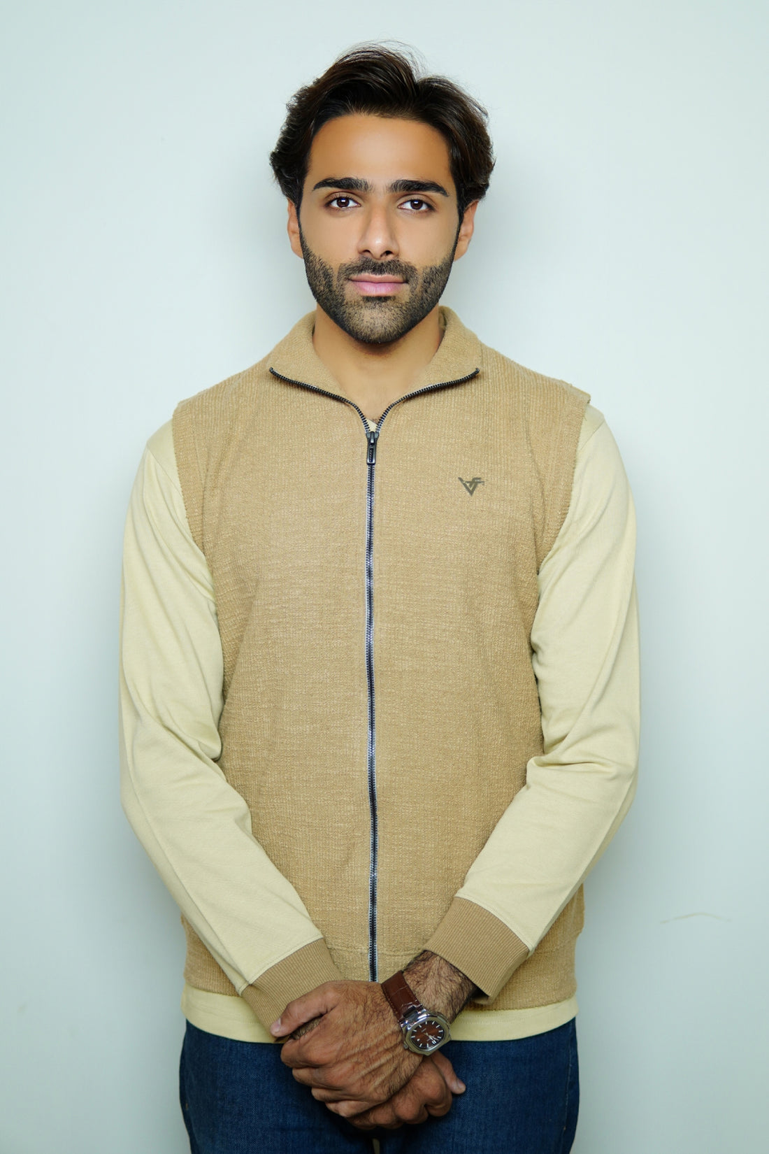 Classic Camel Textured S/L Jacket