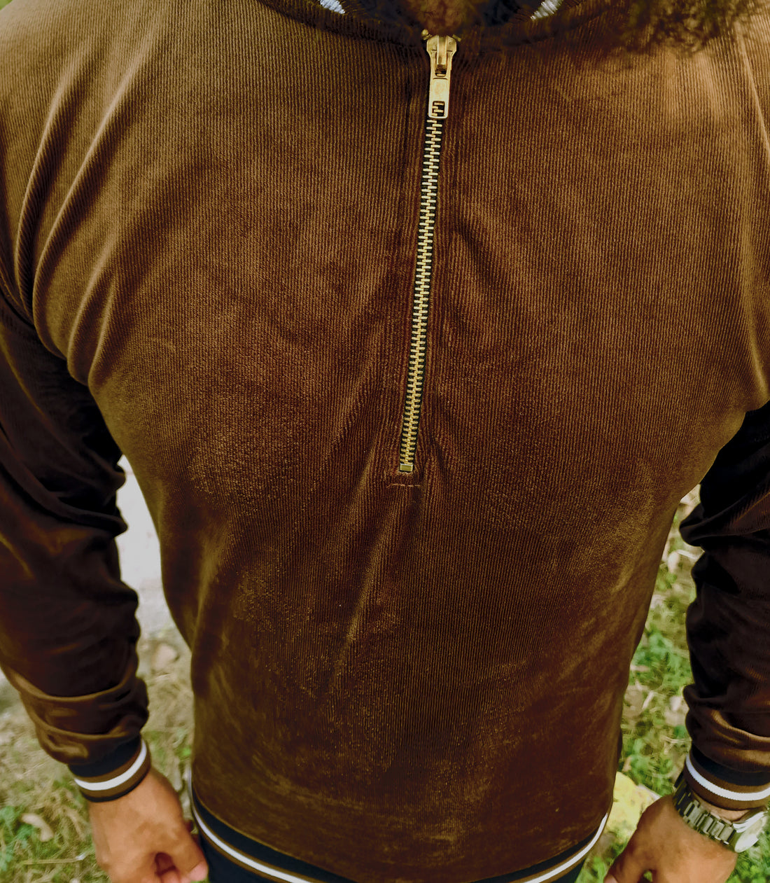 Light Brownish Premium Milano Stretchable SweatShirt