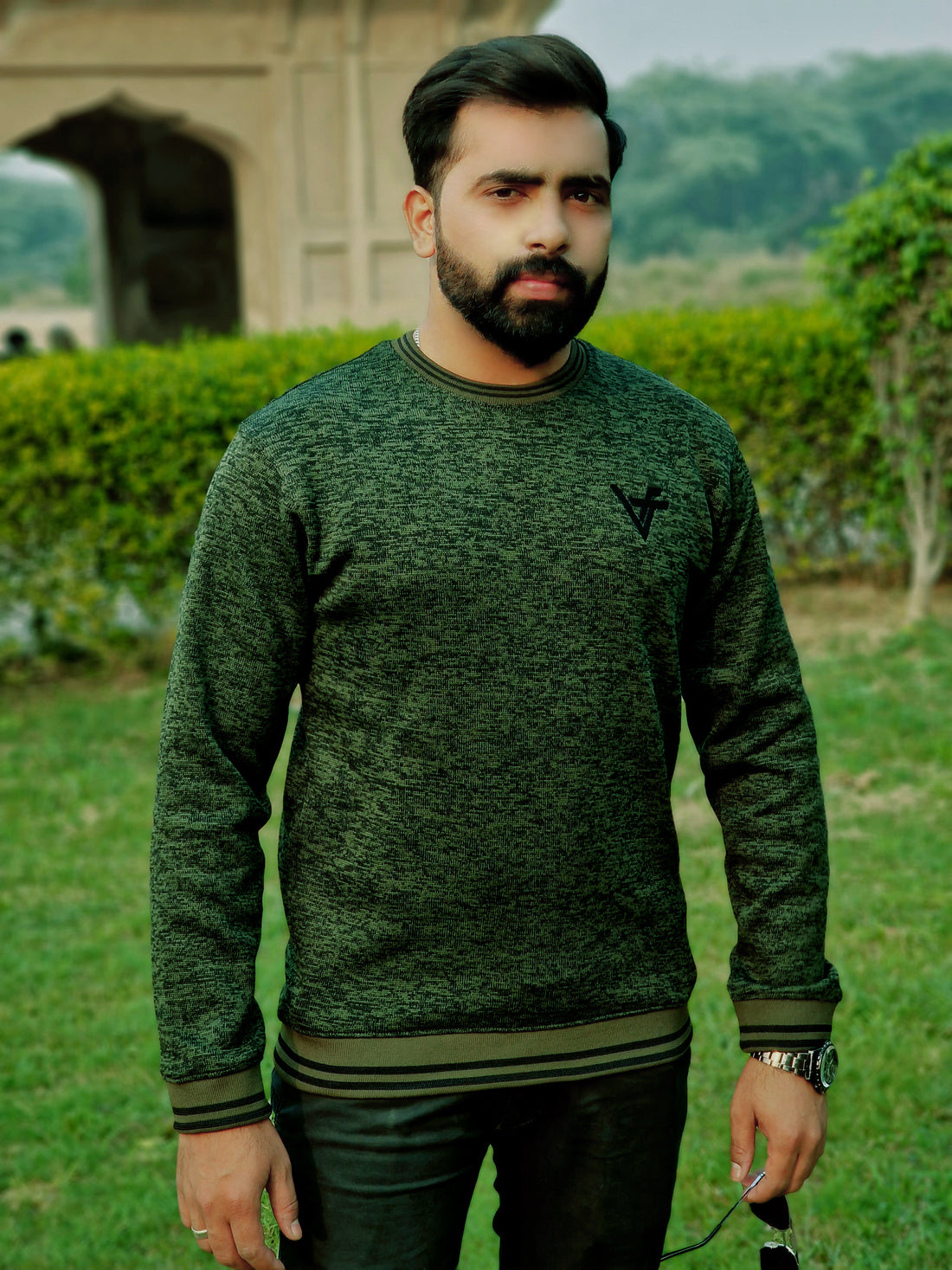Dark Olive Green Sweatshirt 