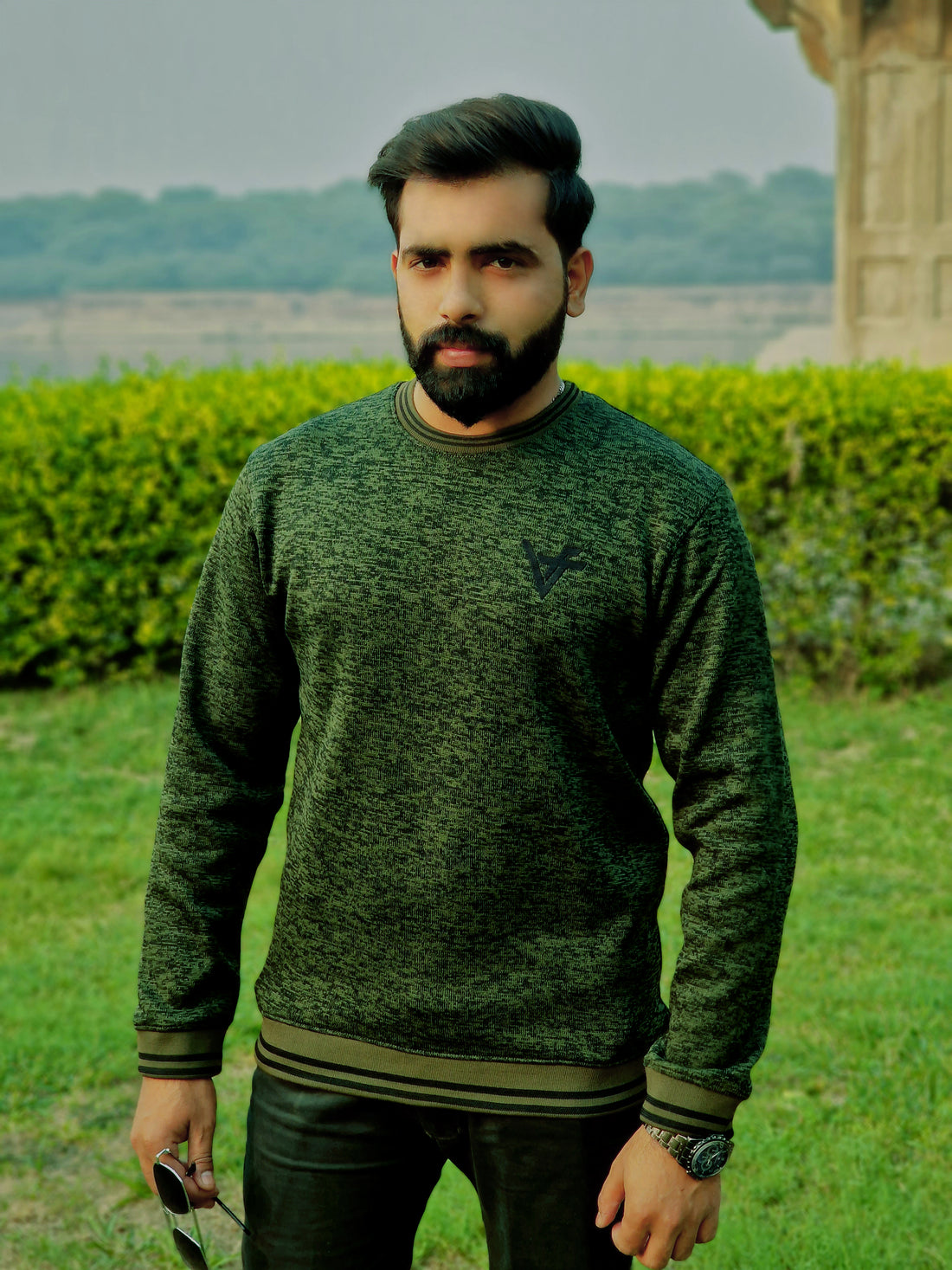 Dark Olive Green Sweatshirt 