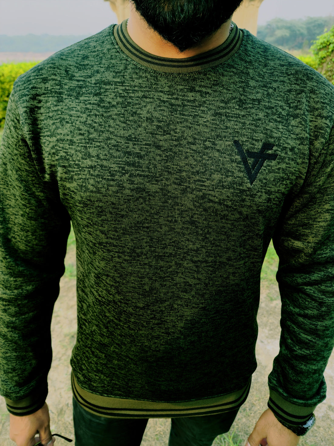 Dark Olive Green Sweatshirt 