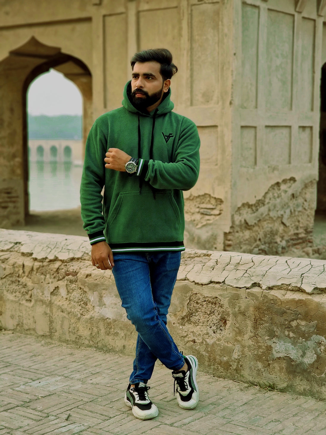 Mate Green Men's Hoodie - VogueFashions