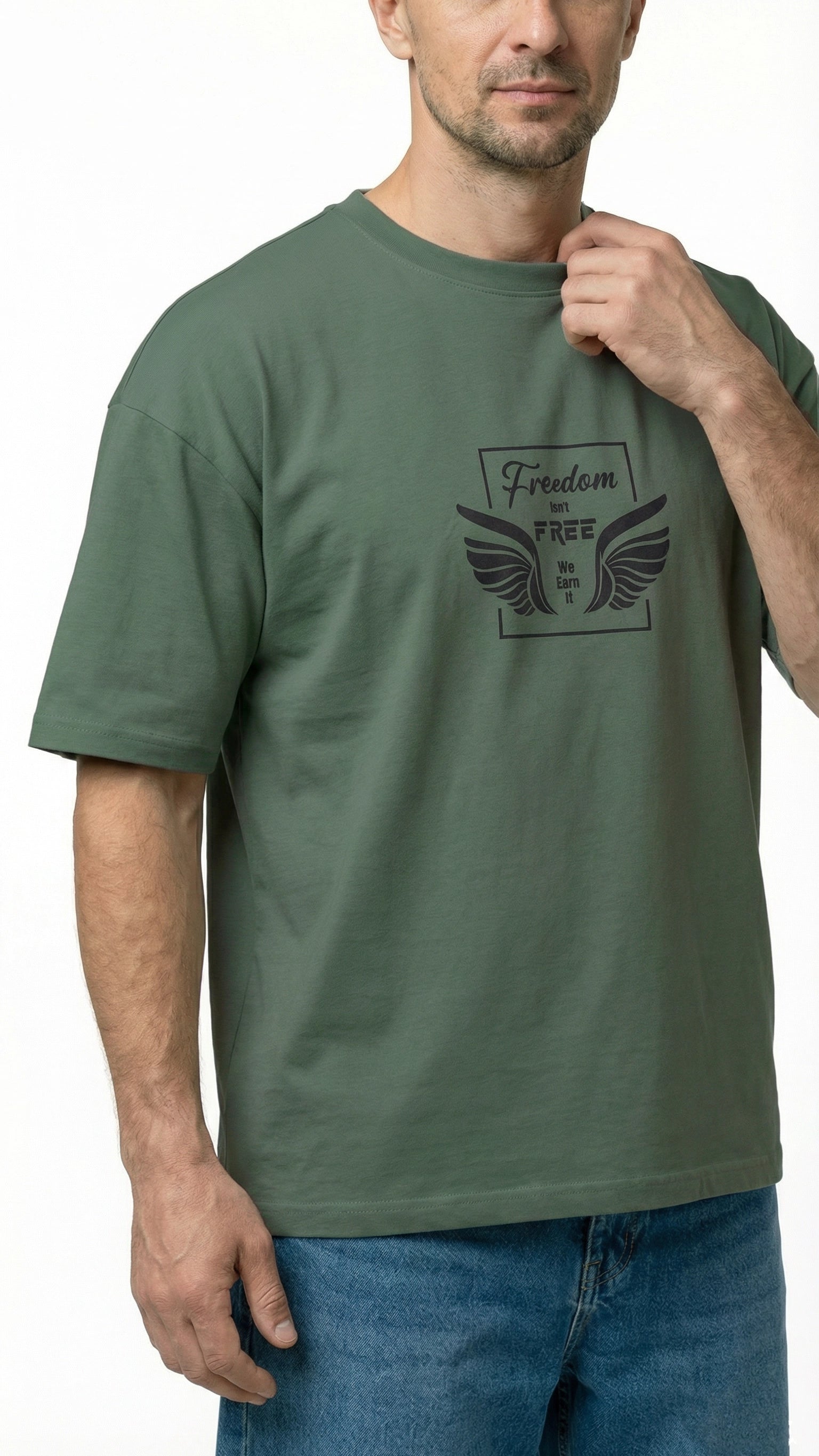 Freedom Emerald Dropshoulder T-Shirt