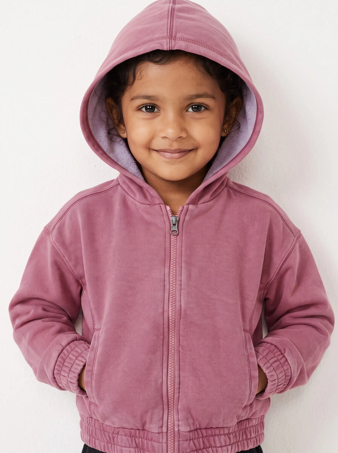 Pink Aura Acid Wash Hoodie