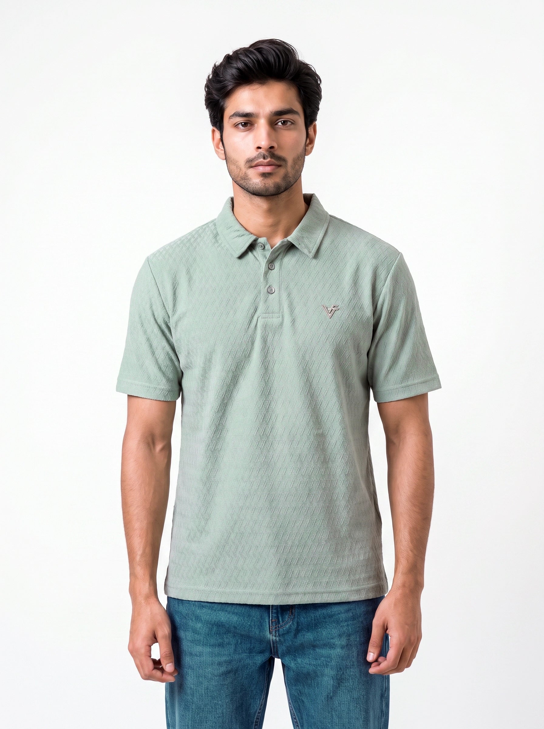 Elite Imported Cotton Textured Polo