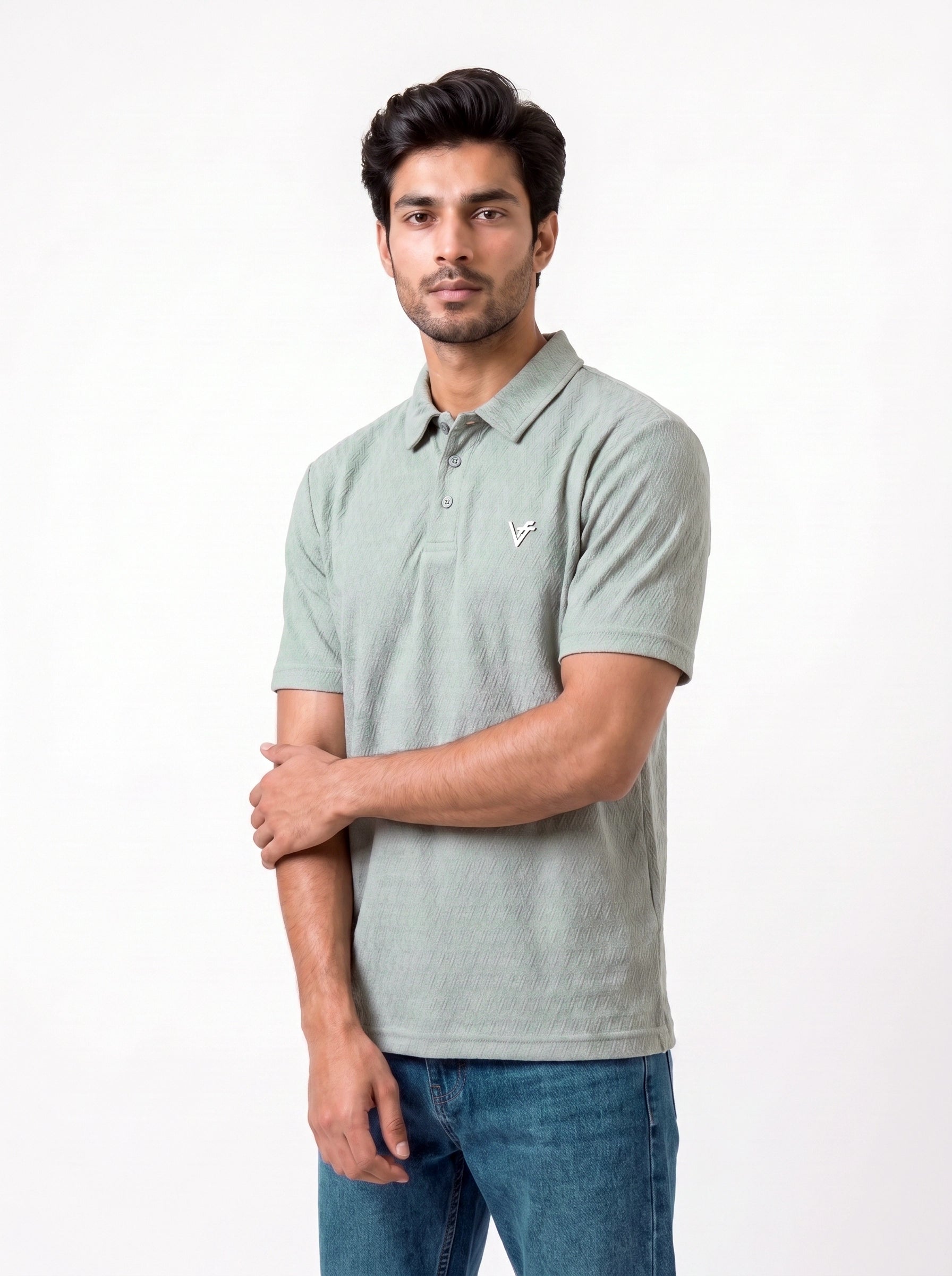 Elite Imported Cotton Textured Polo