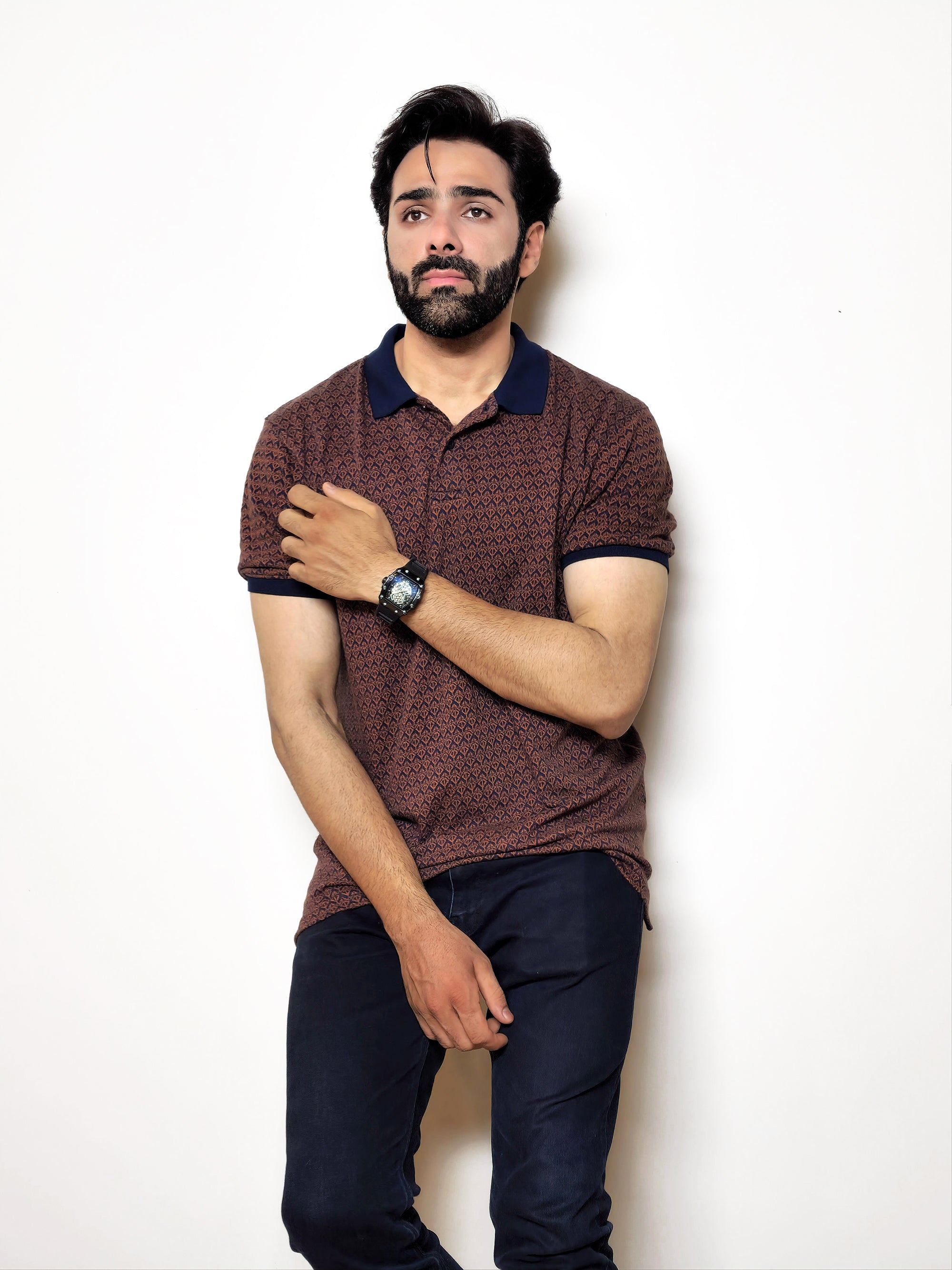 The Prestige Jacquard Polo – Summer Comfort Fit