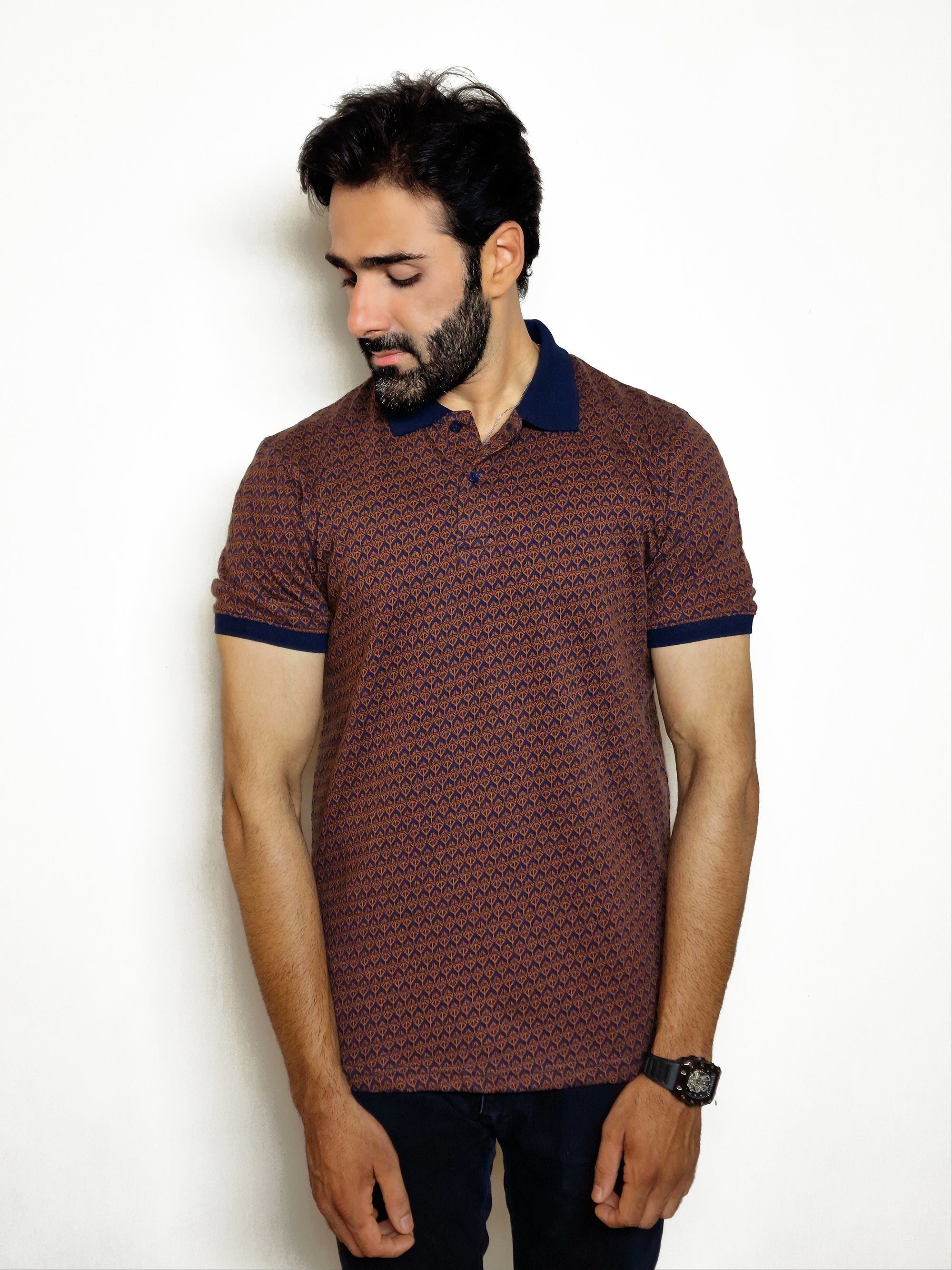 The Prestige Jacquard Polo – Summer Comfort Fit