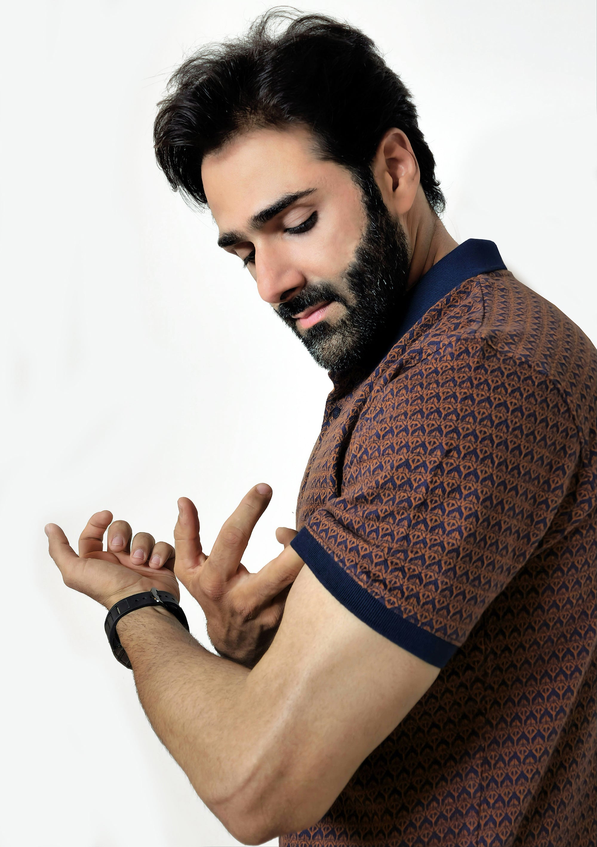 The Prestige Jacquard Polo – Summer Comfort Fit