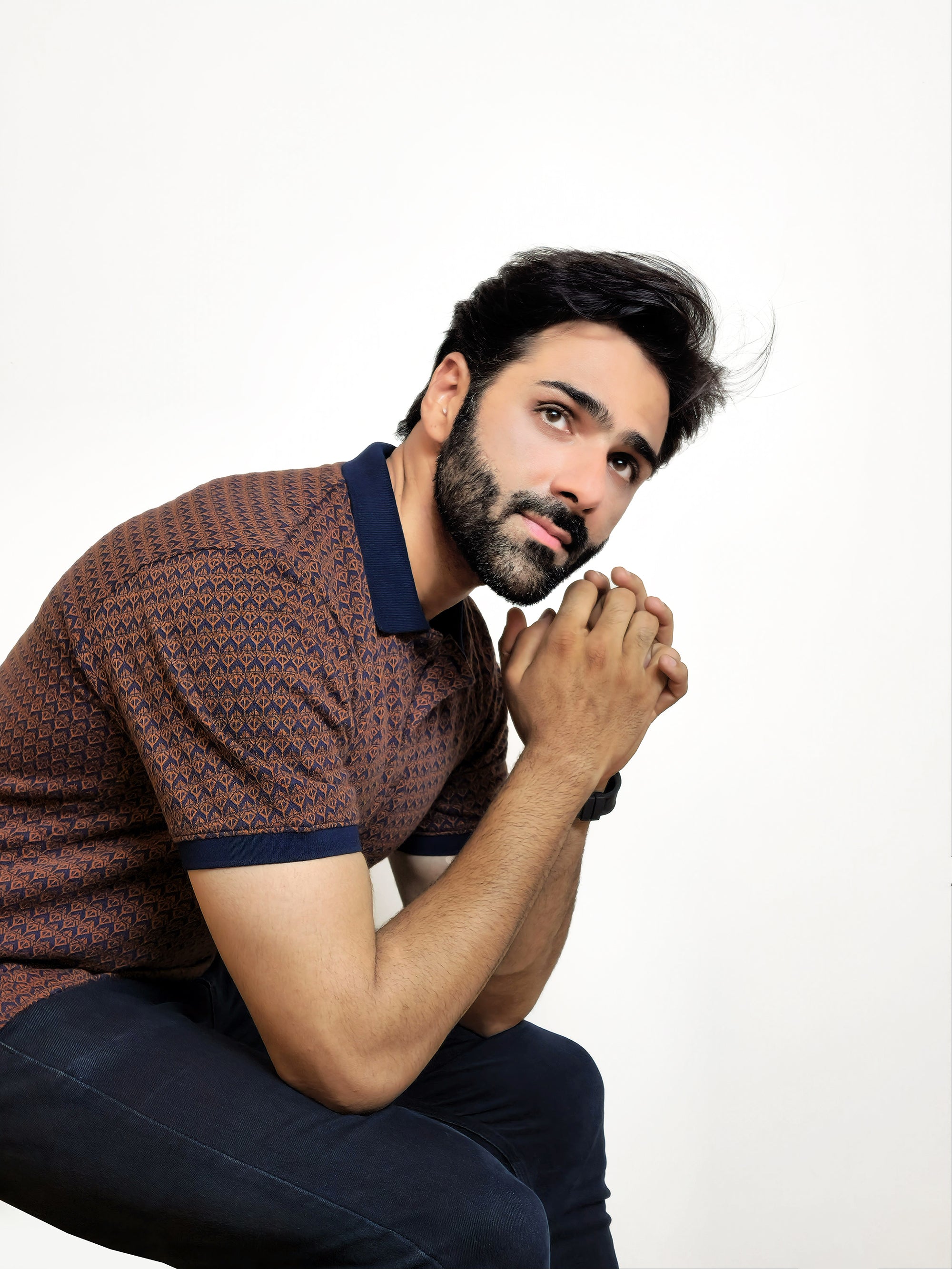 The Prestige Jacquard Polo – Summer Comfort Fit