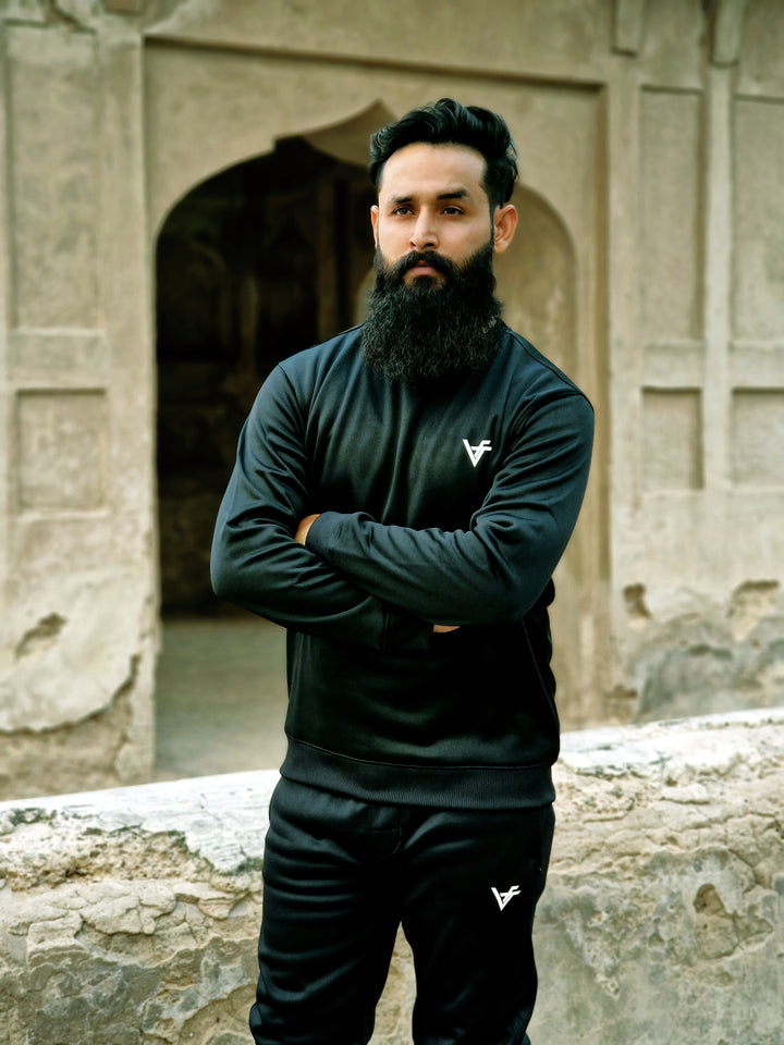 Premium Quality Black Fleece Track Suit