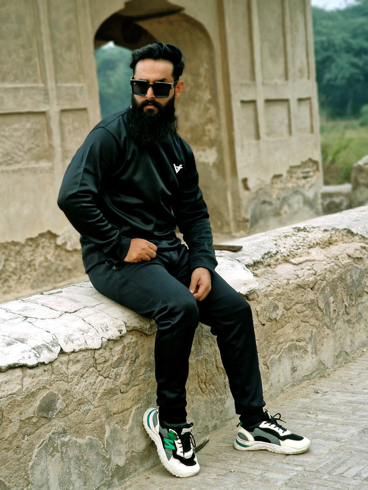 Premium Quality Black Fleece Track Suit