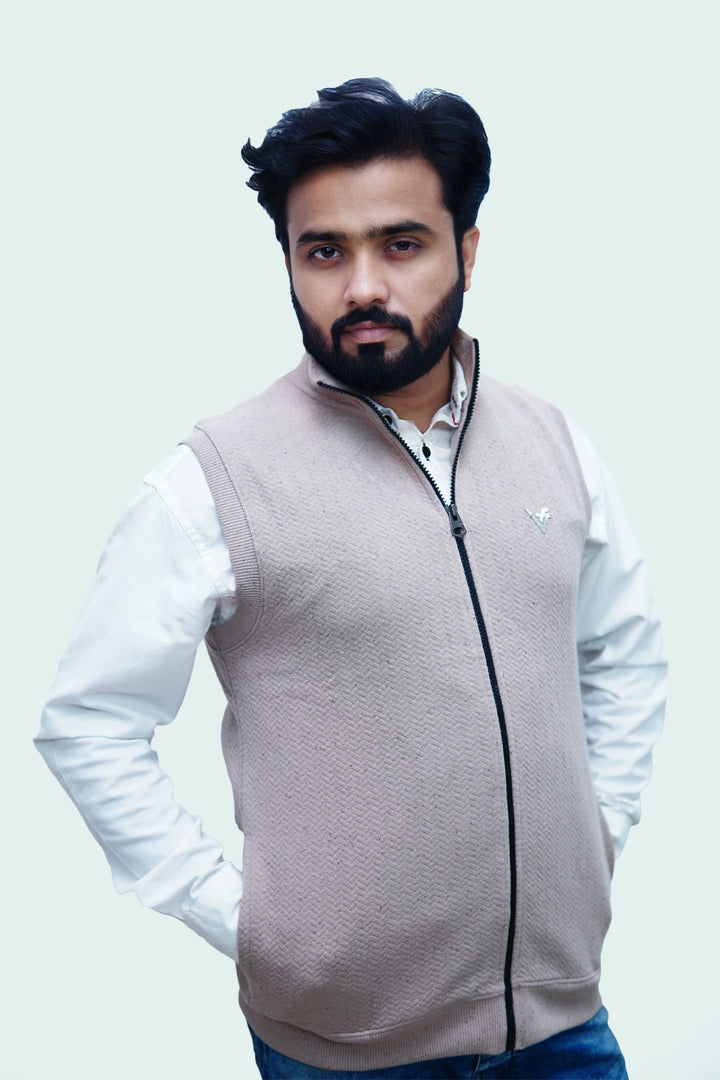 BronzeDune Quilted Sleeveless Jacket