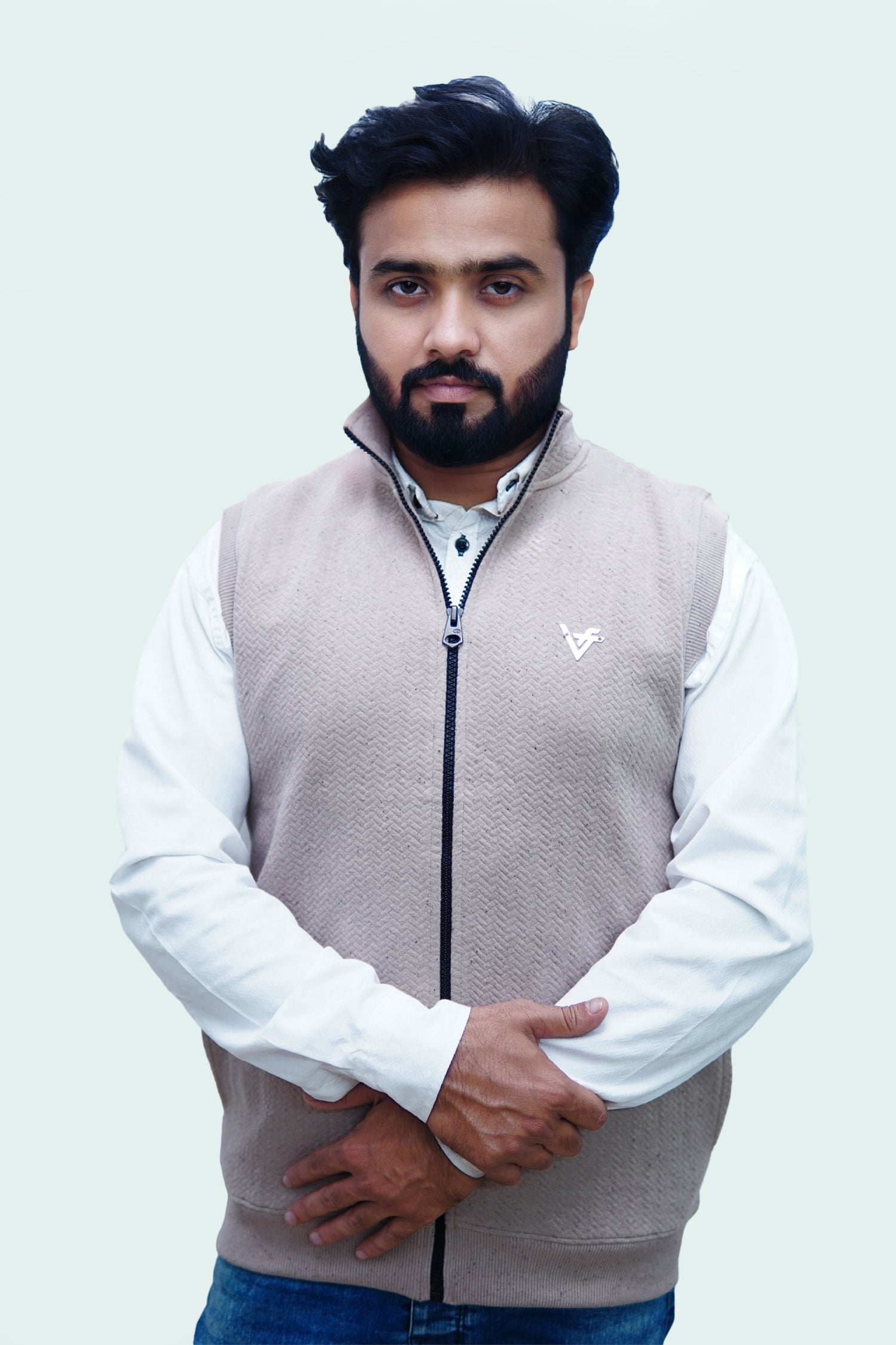 BronzeDune Quilted Sleeveless Jacket