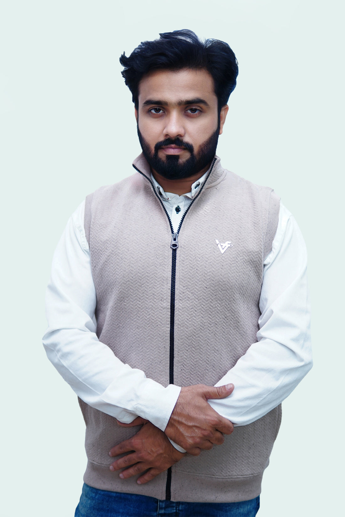 BronzeDune Quilted Sleeveless Jacket