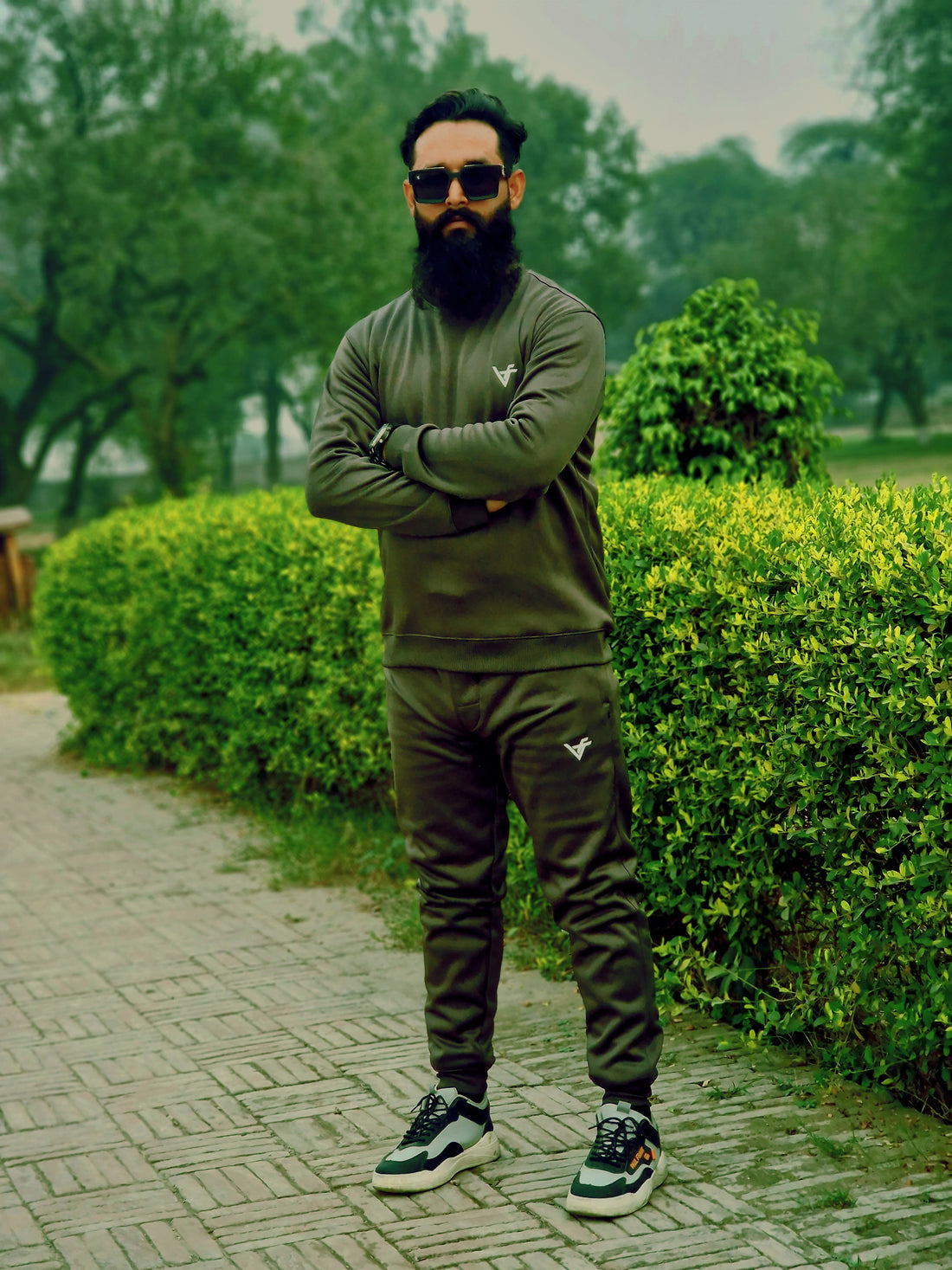 Olive Green Premium Quality Track Suit