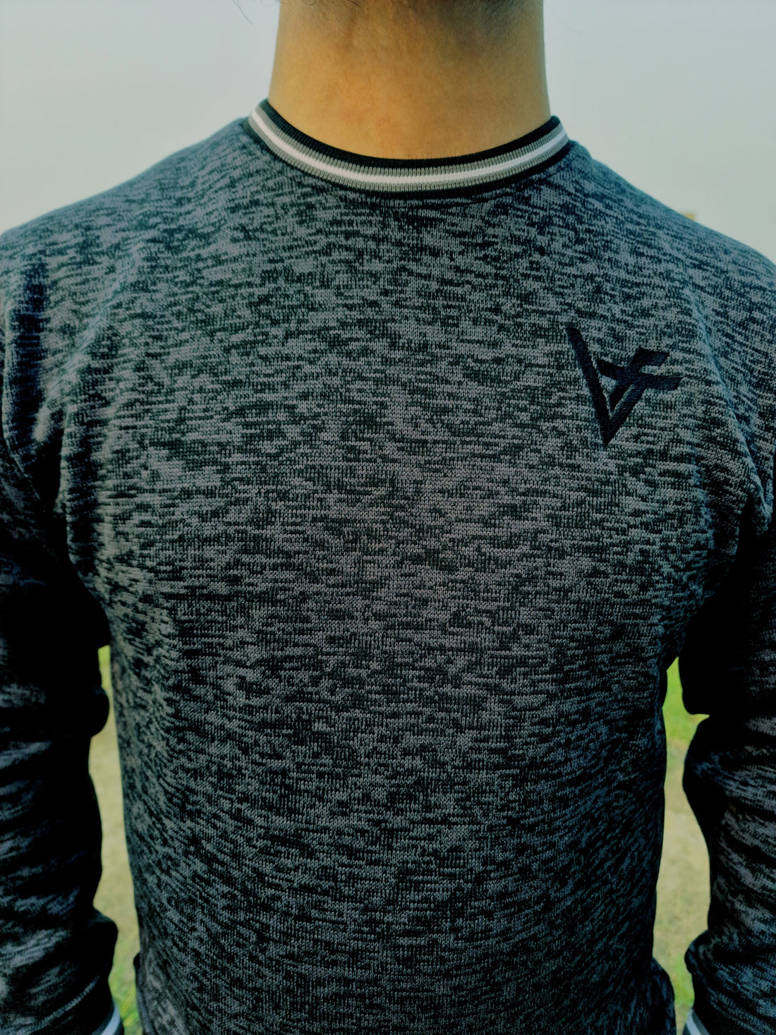 Men's Dark Grey Sweatshirt-Vogue Fashions