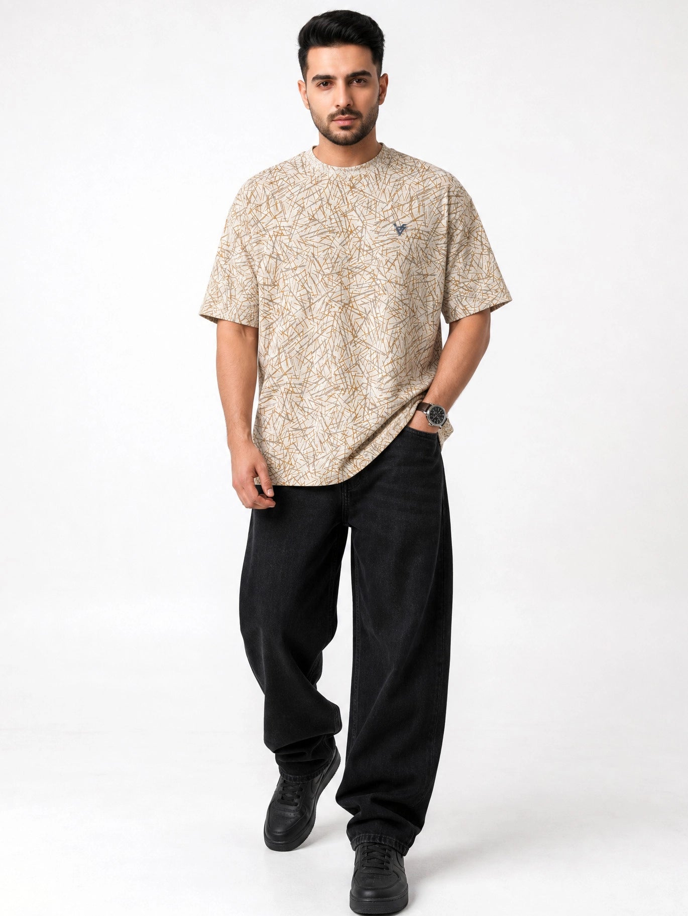 Printed Dropshoulders T Shirts
