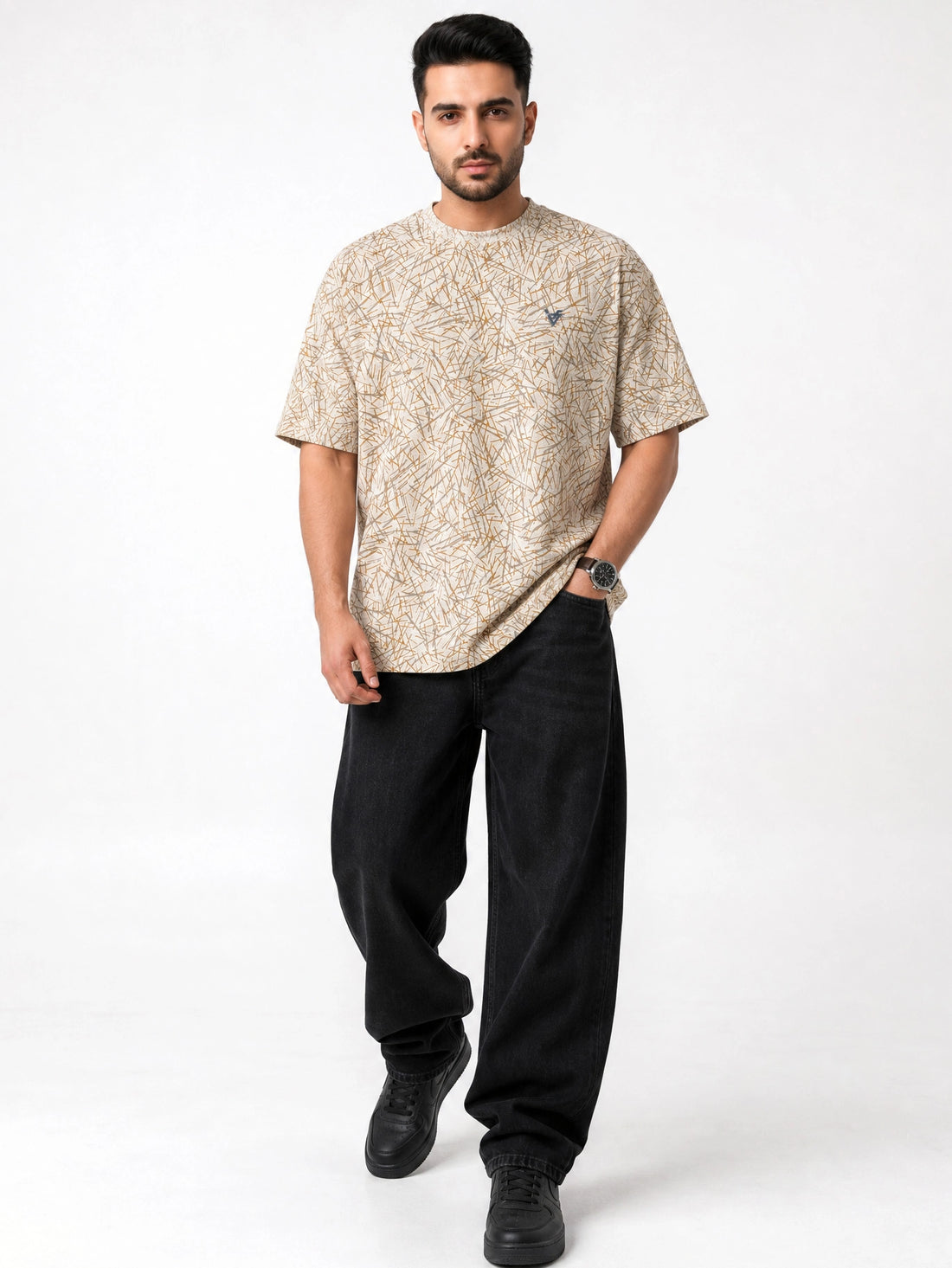 Printed Dropshoulders T Shirts