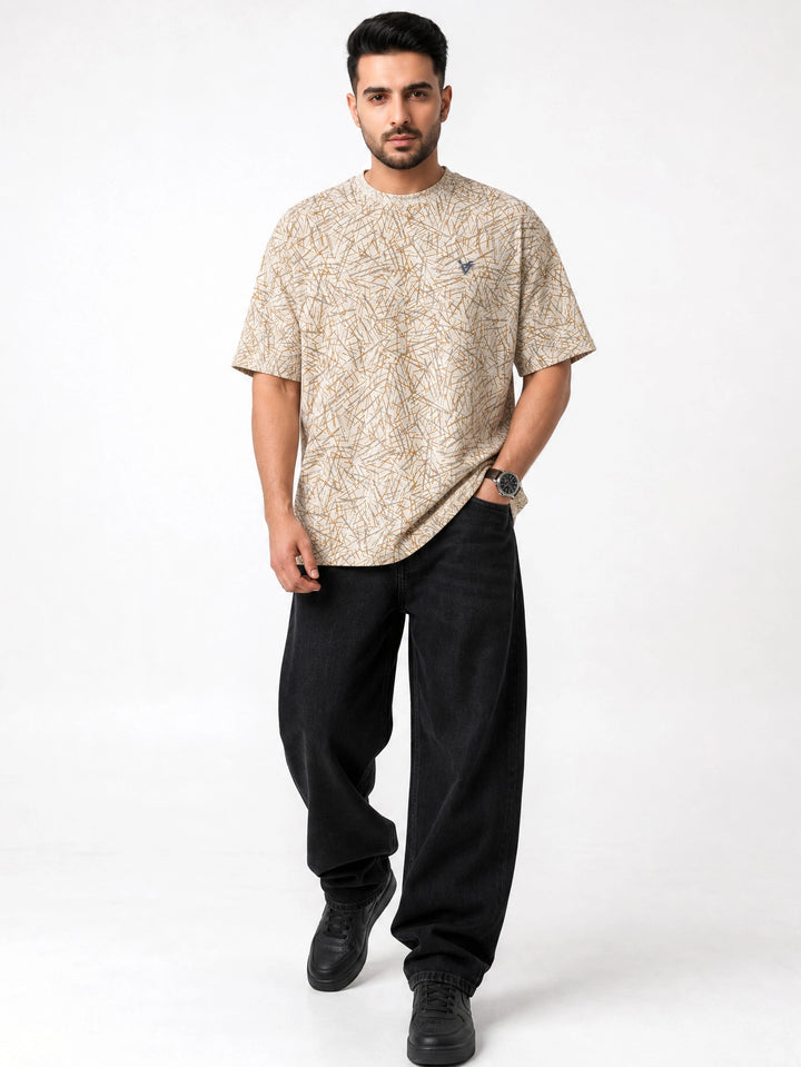 Printed Dropshoulders T Shirts