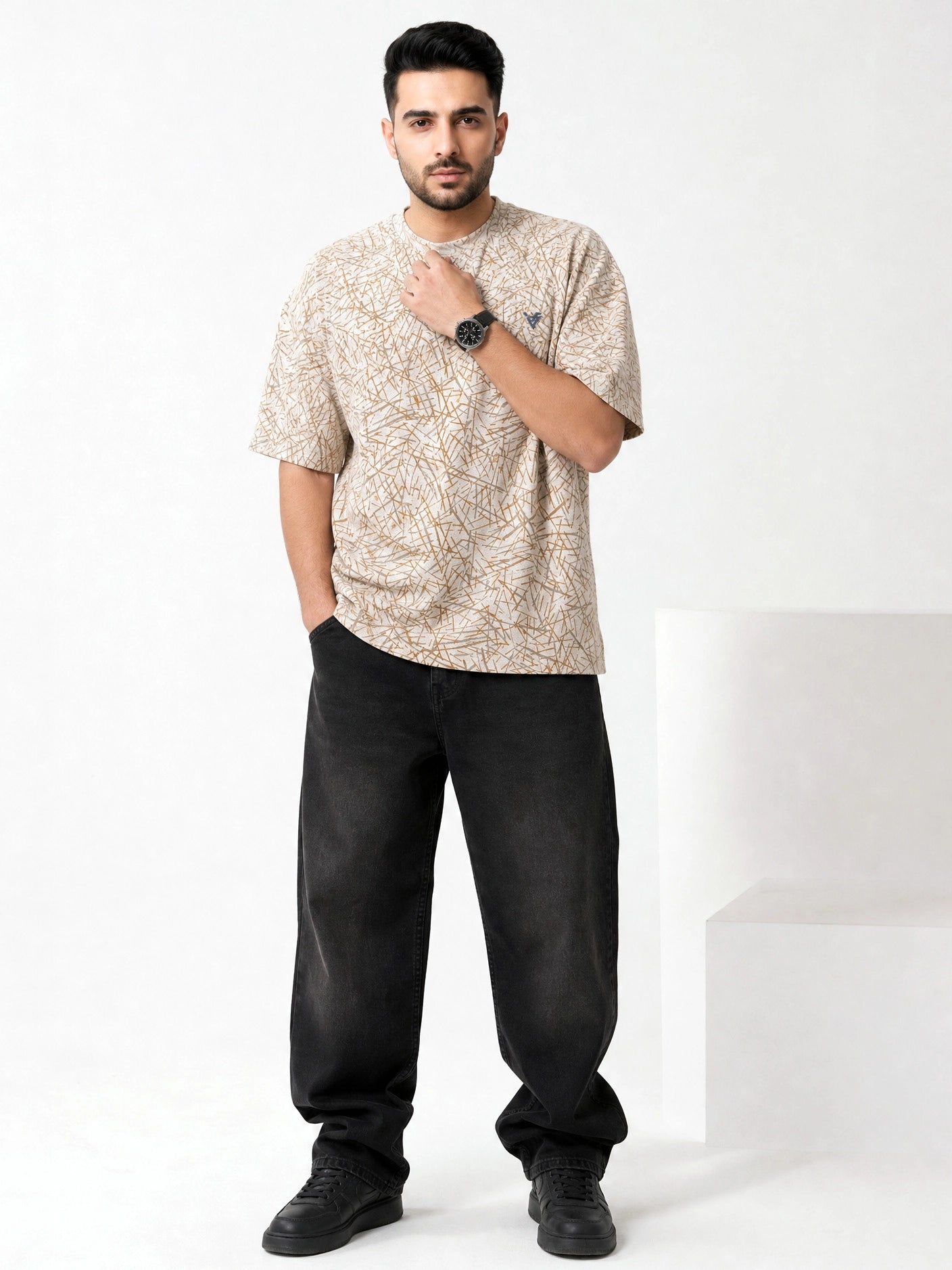 Printed Dropshoulders T Shirts