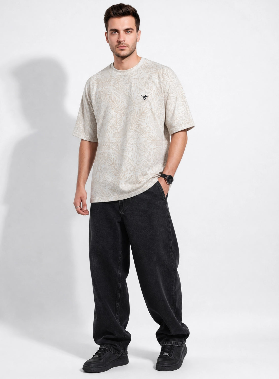 Printed Dropshoulders T Shirts