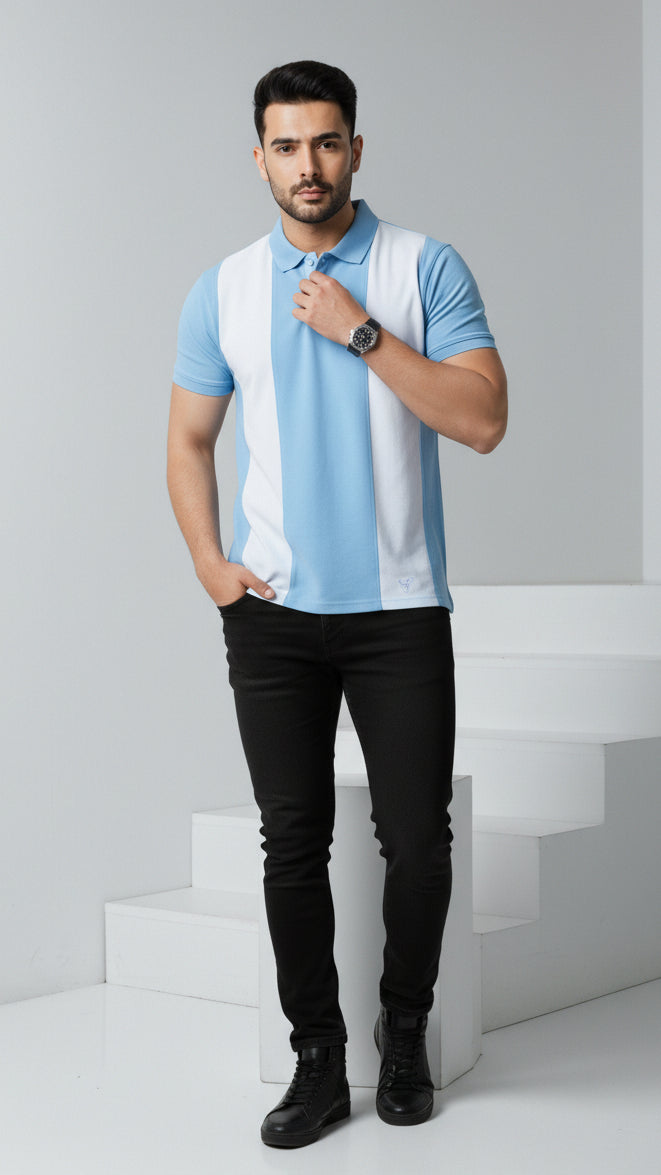 The Iceflow Polo – White Stream Design