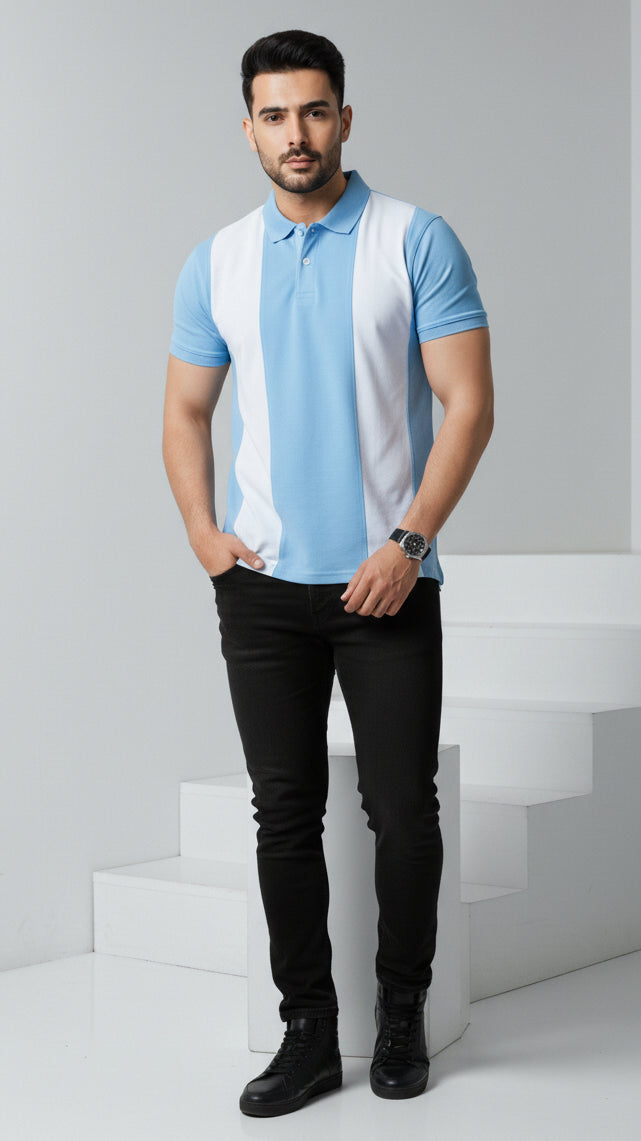 The Iceflow Polo – White Stream Design