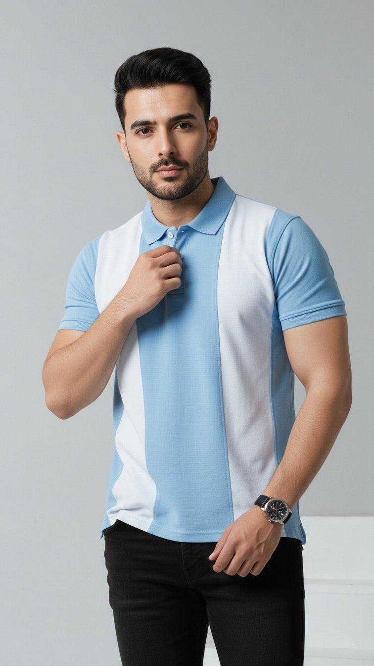 The Iceflow Polo – White Stream Design