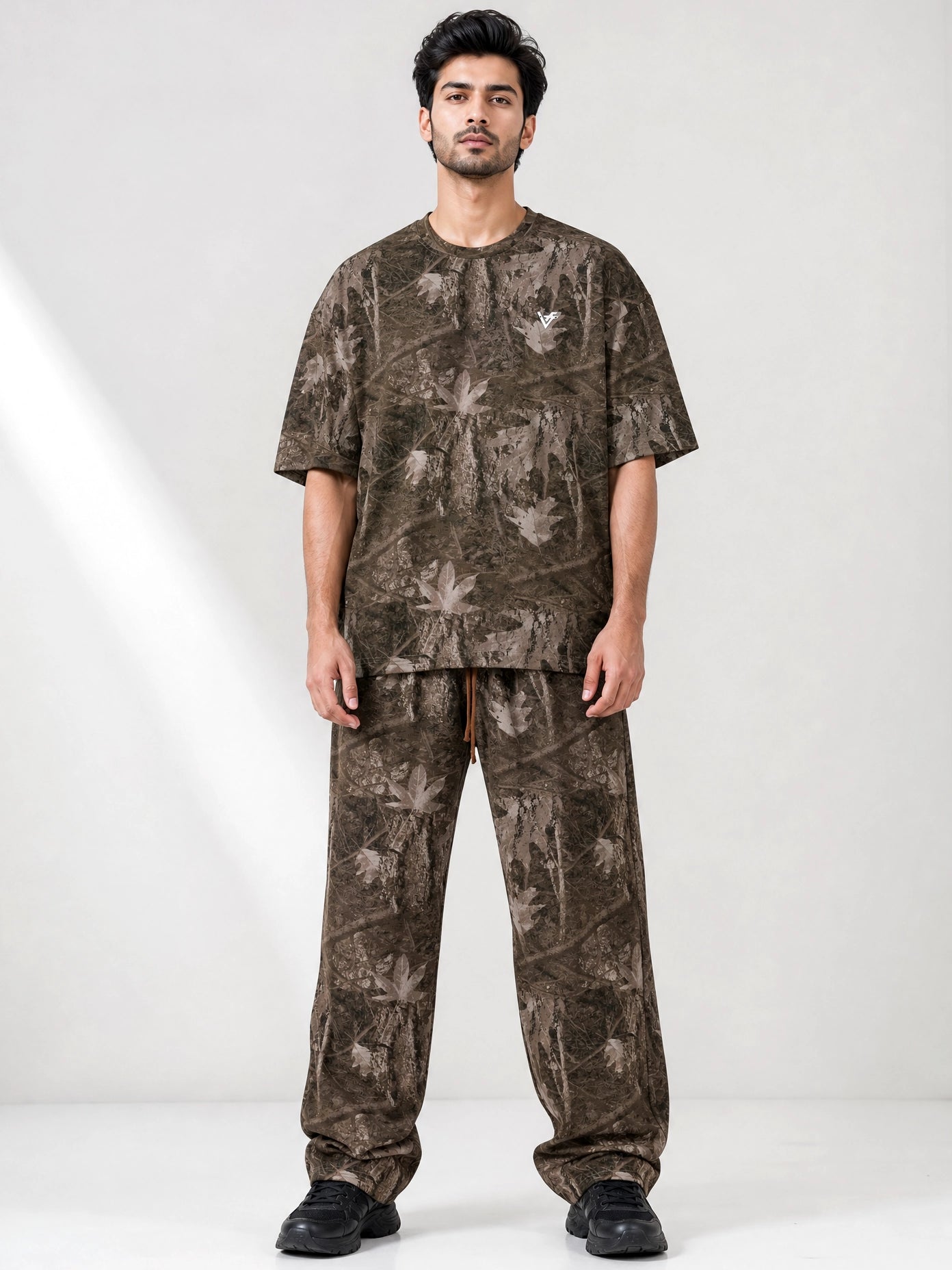 Unisex Forest Printed Baggy Fit Tracksuit