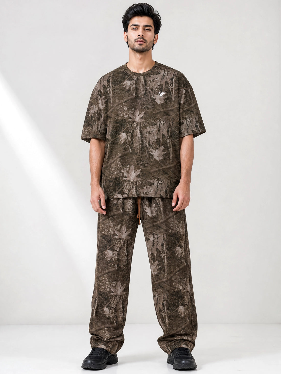 Unisex Forest Printed Baggy Fit Tracksuit