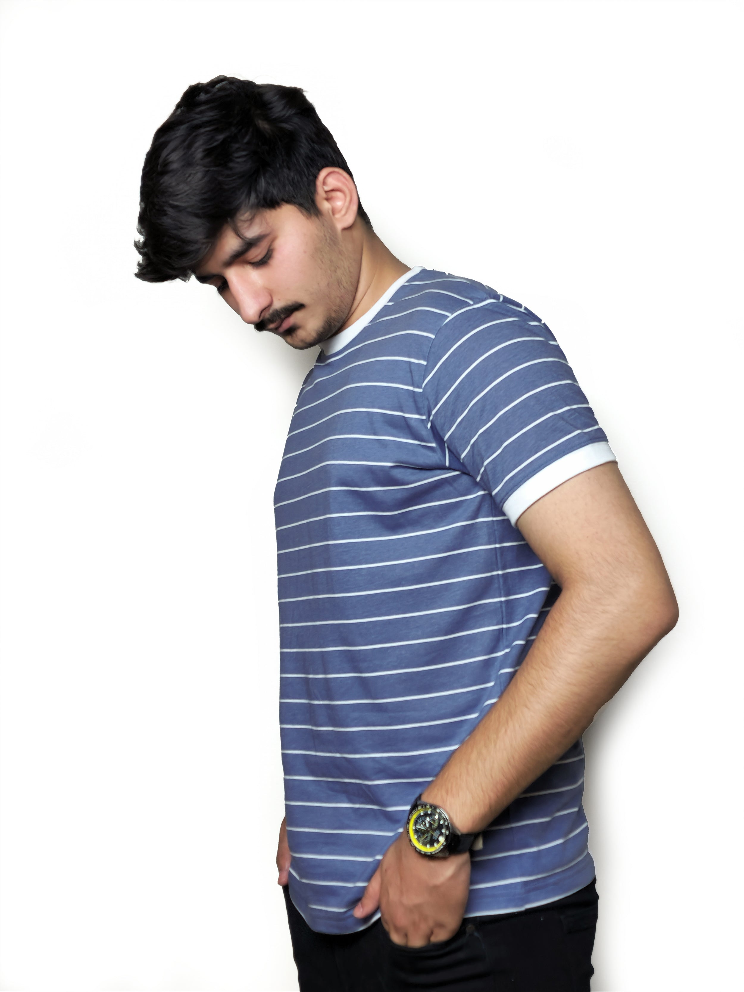 The Cloudline Tee – White Rib Edition