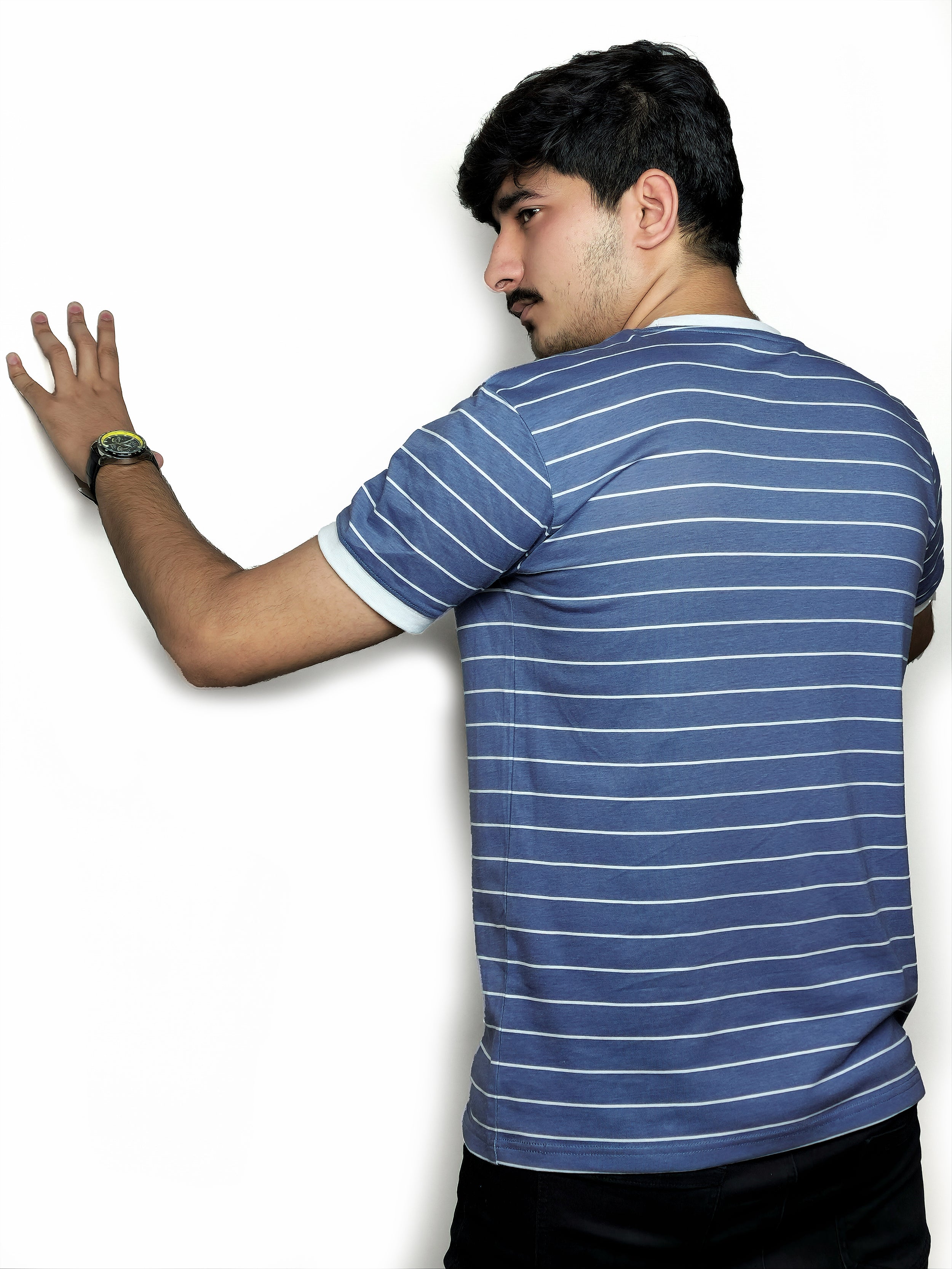 The Cloudline Tee – White Rib Edition