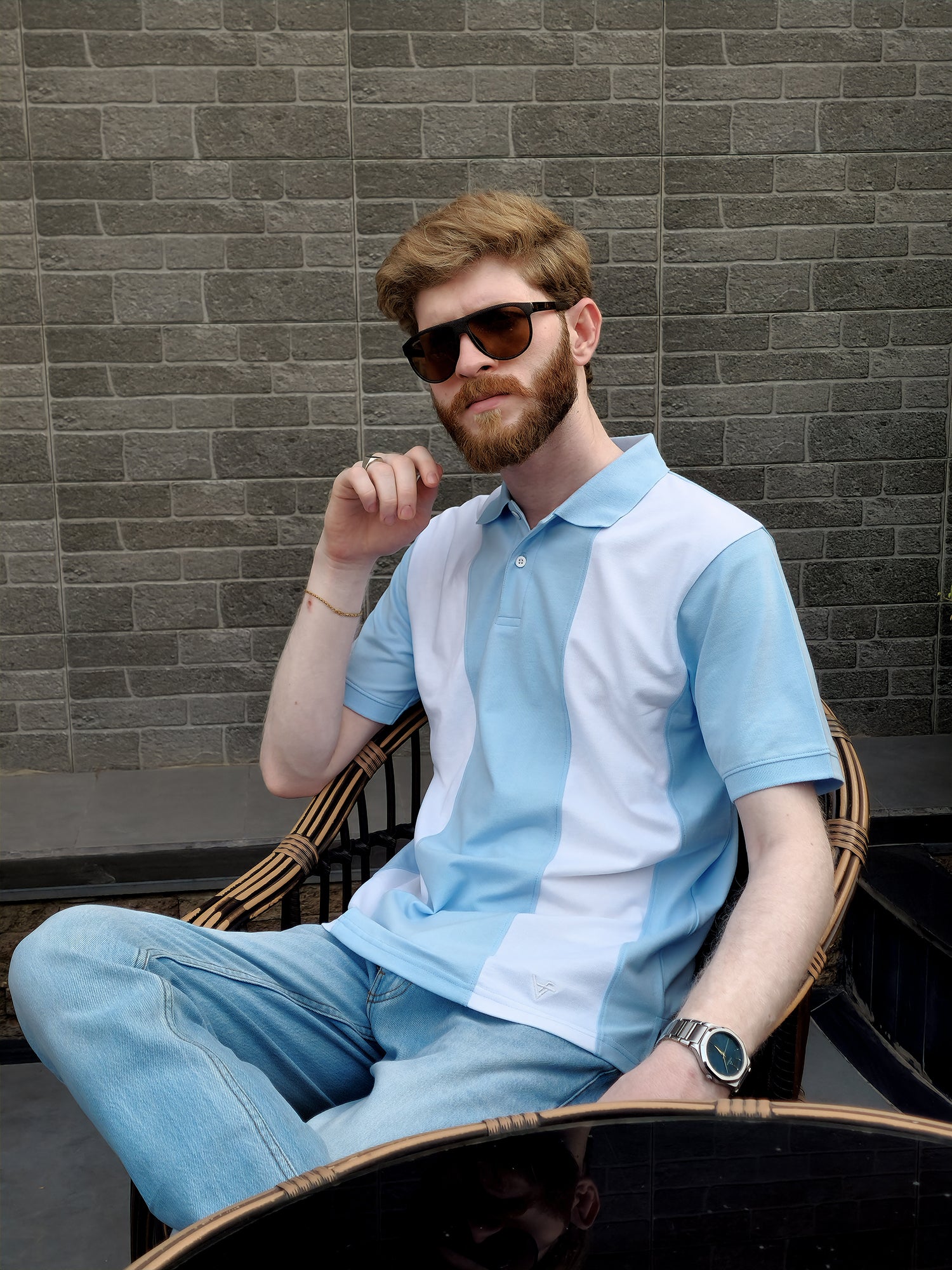 The Iceflow Polo – White Stream Design