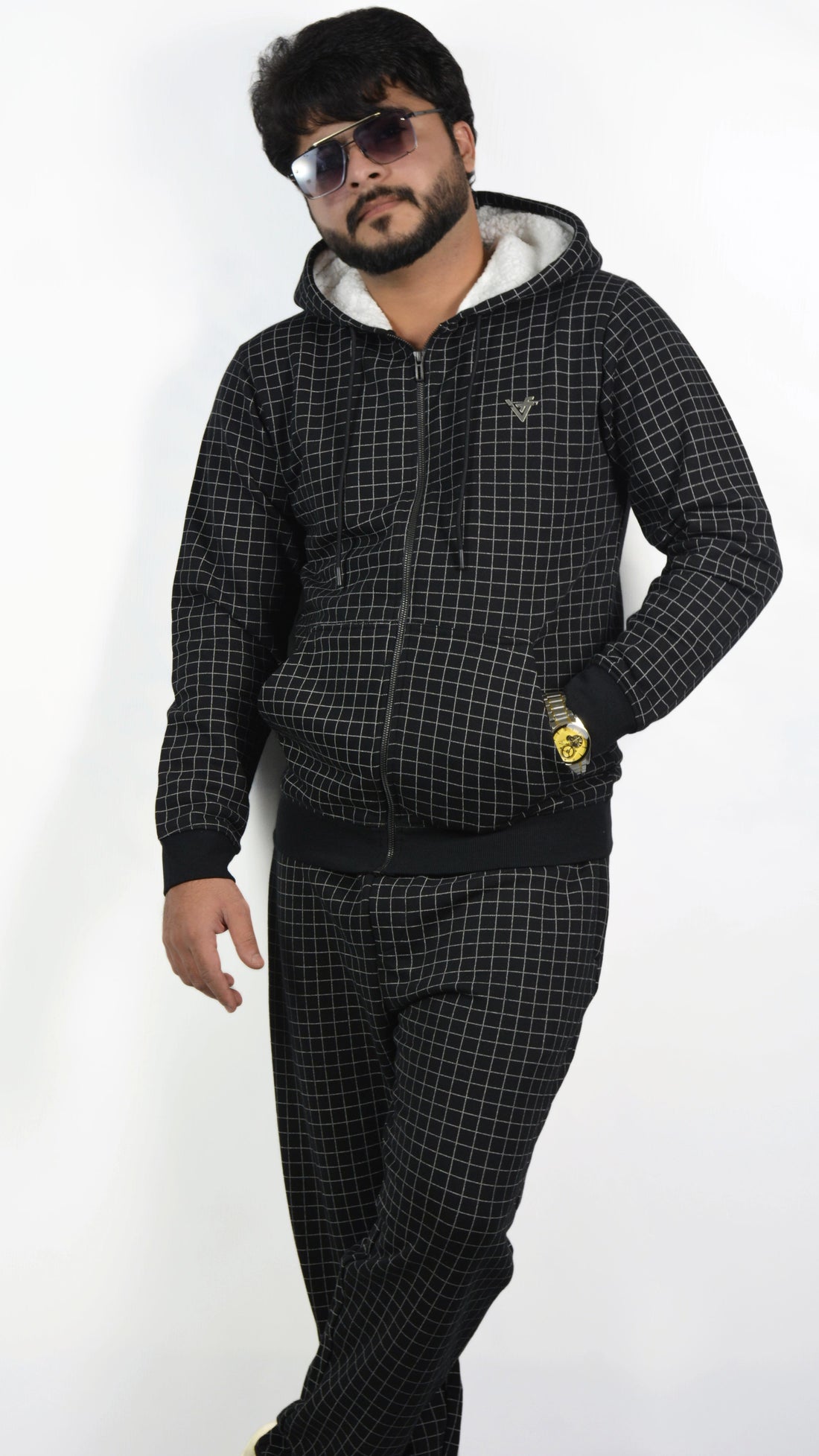 NightLattice Hoodie Set