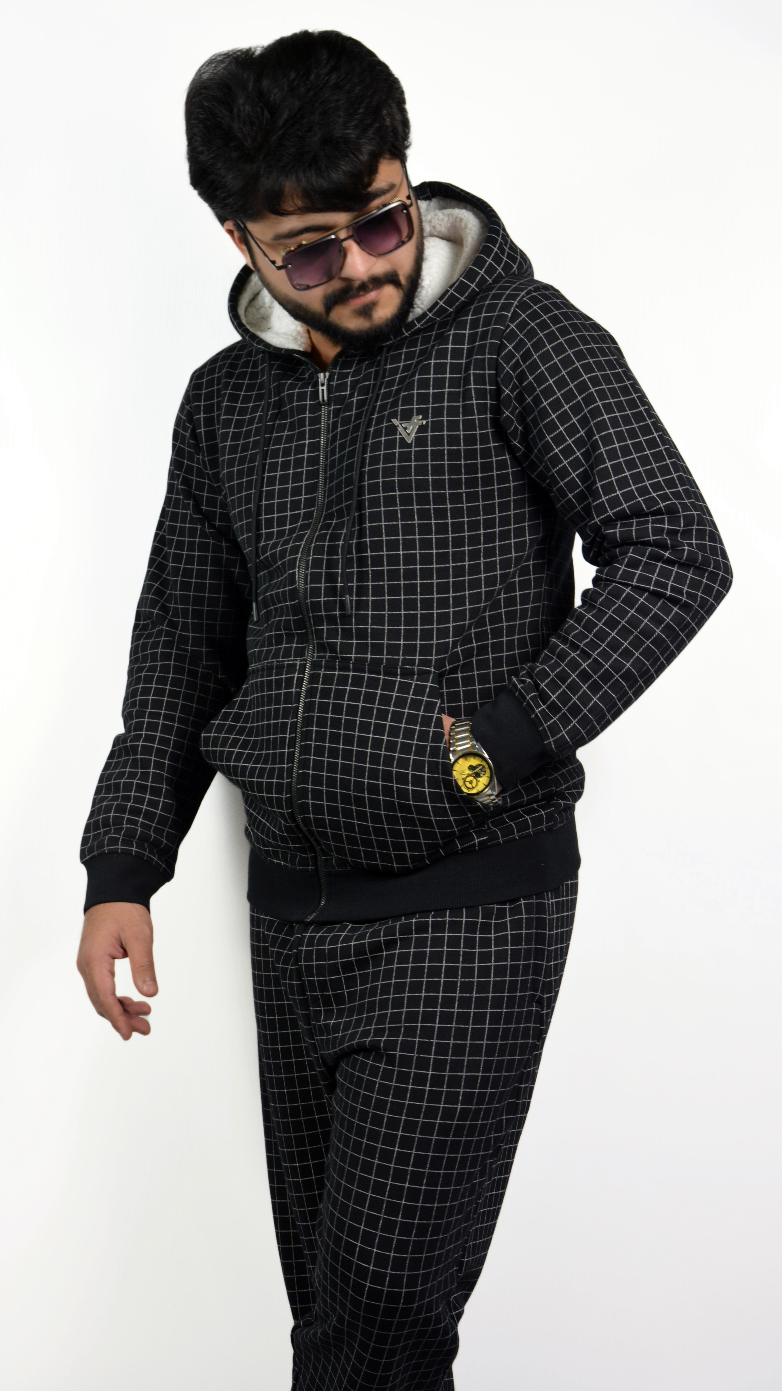 NightLattice Hoodie Set