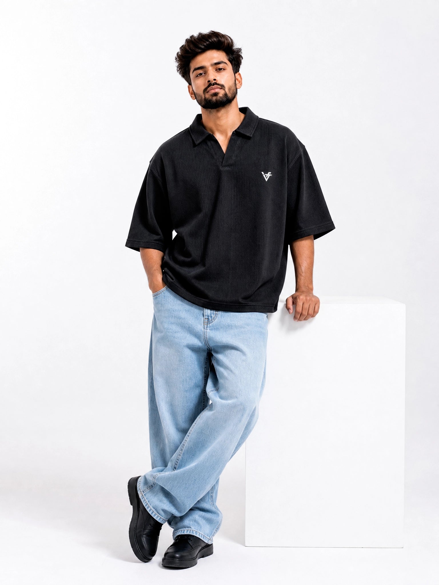 Johny Collar Baggy Fit Shirt