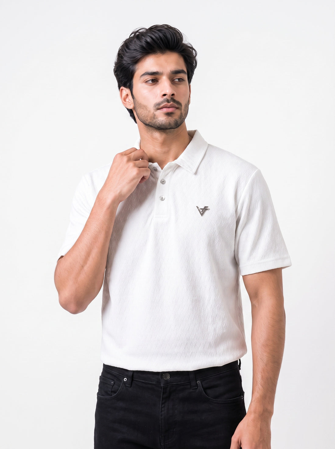 Elite Imported Cotton Textured Polo