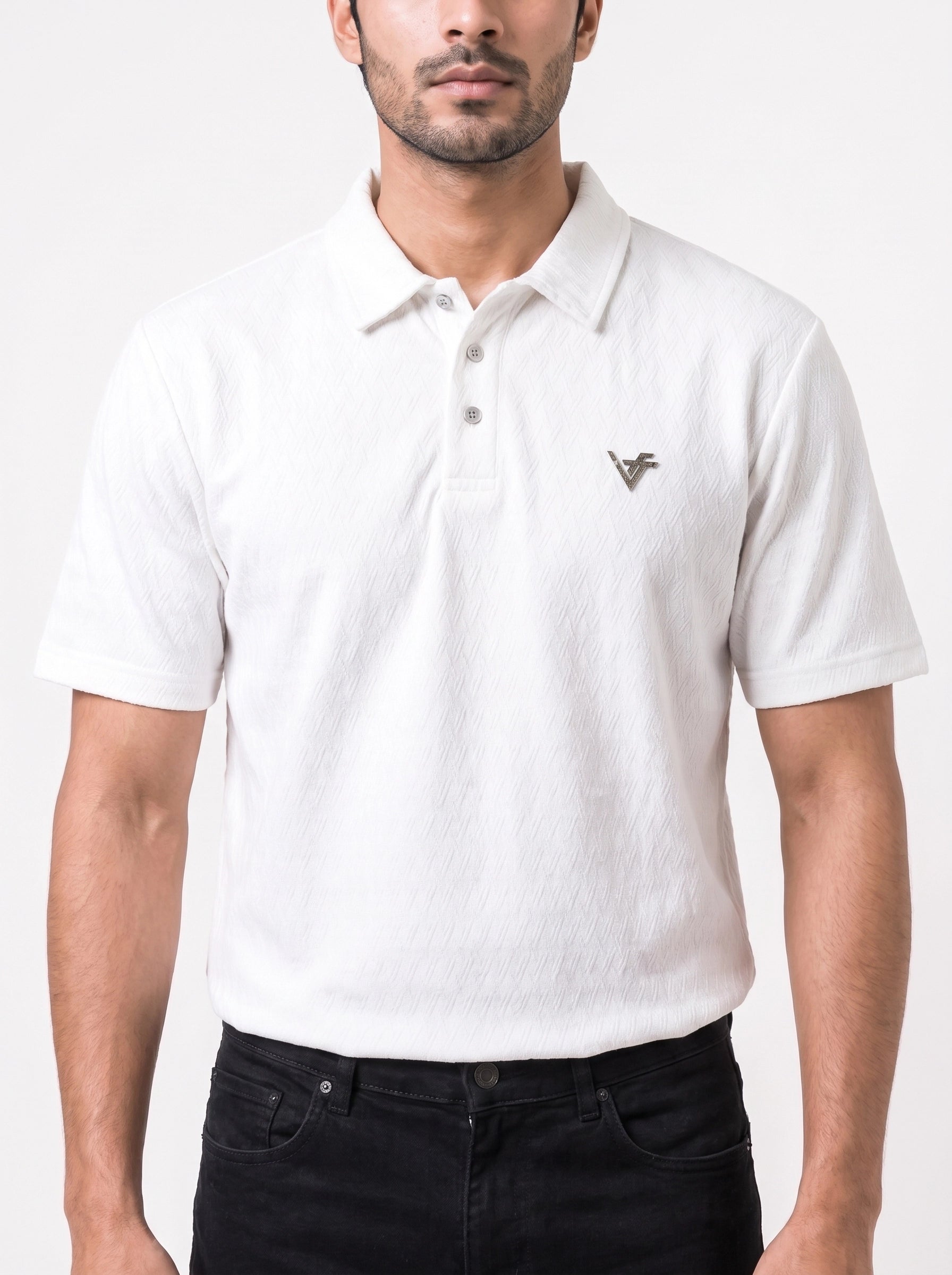 Elite Imported Cotton Textured Polo