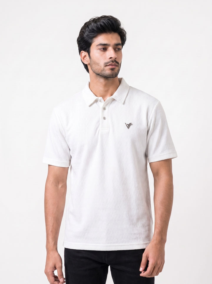 Elite Imported Cotton Textured Polo